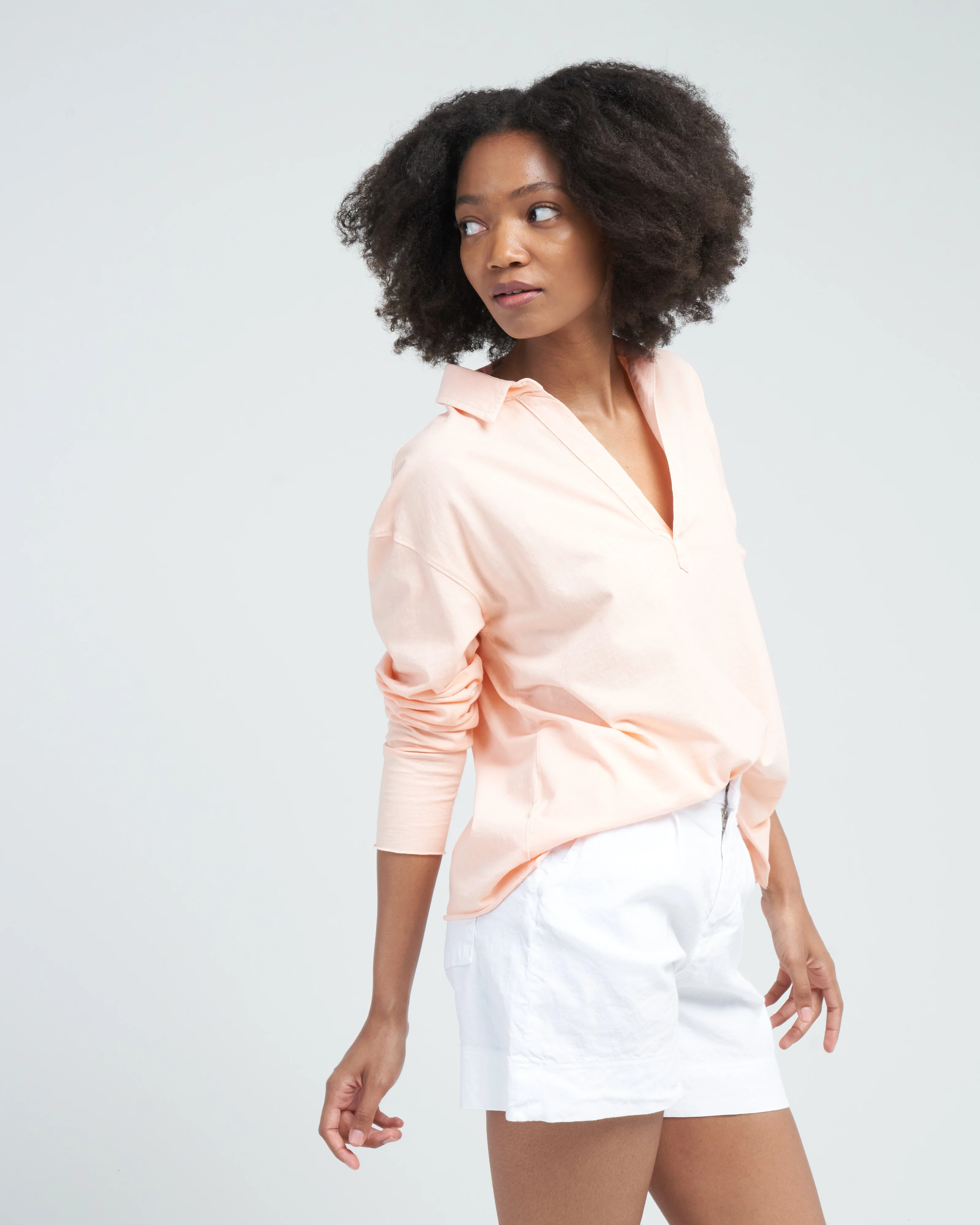 patrick popover henley heritage jersey - creamsicle - Image 3
