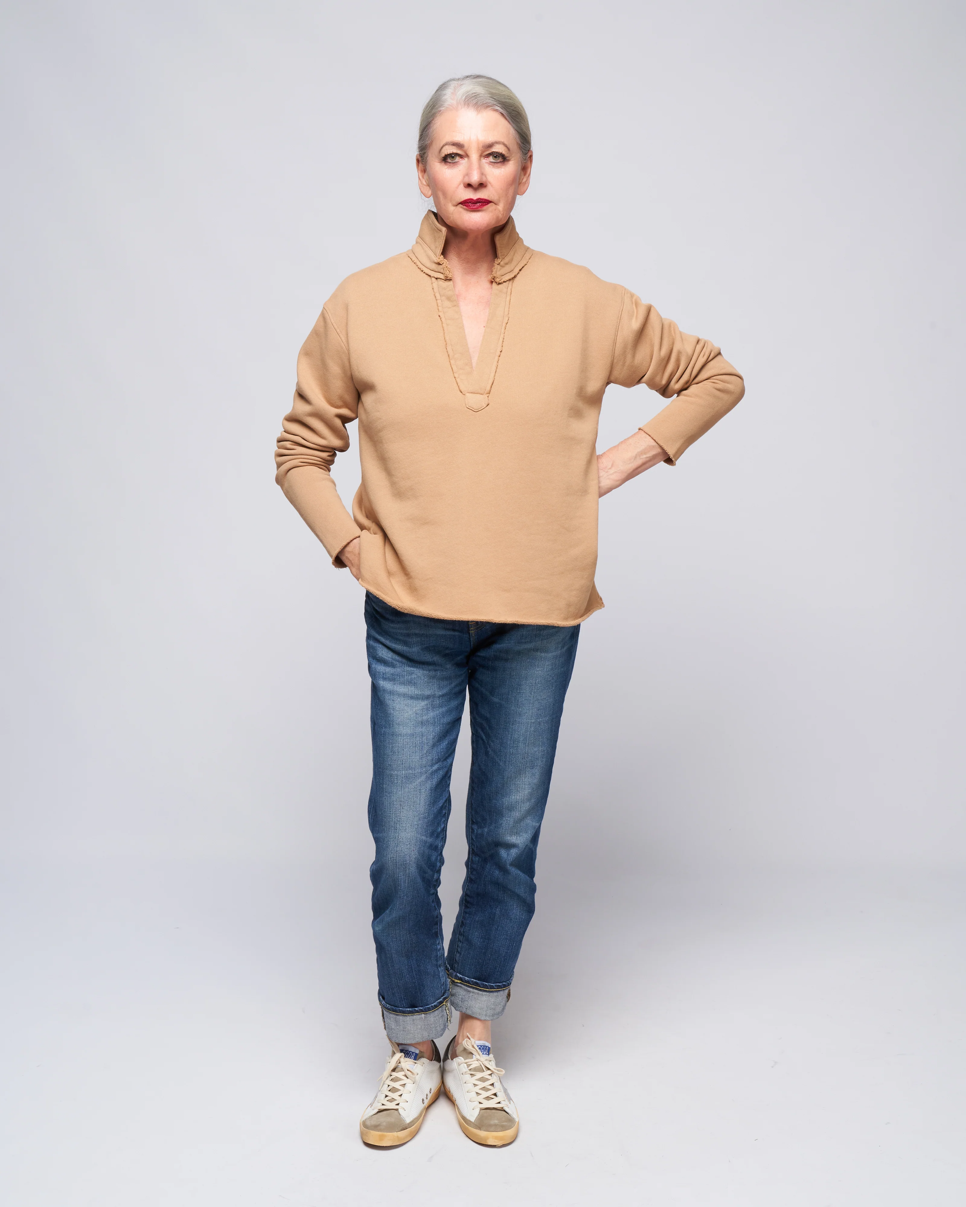 popover henley - camel - Image 2