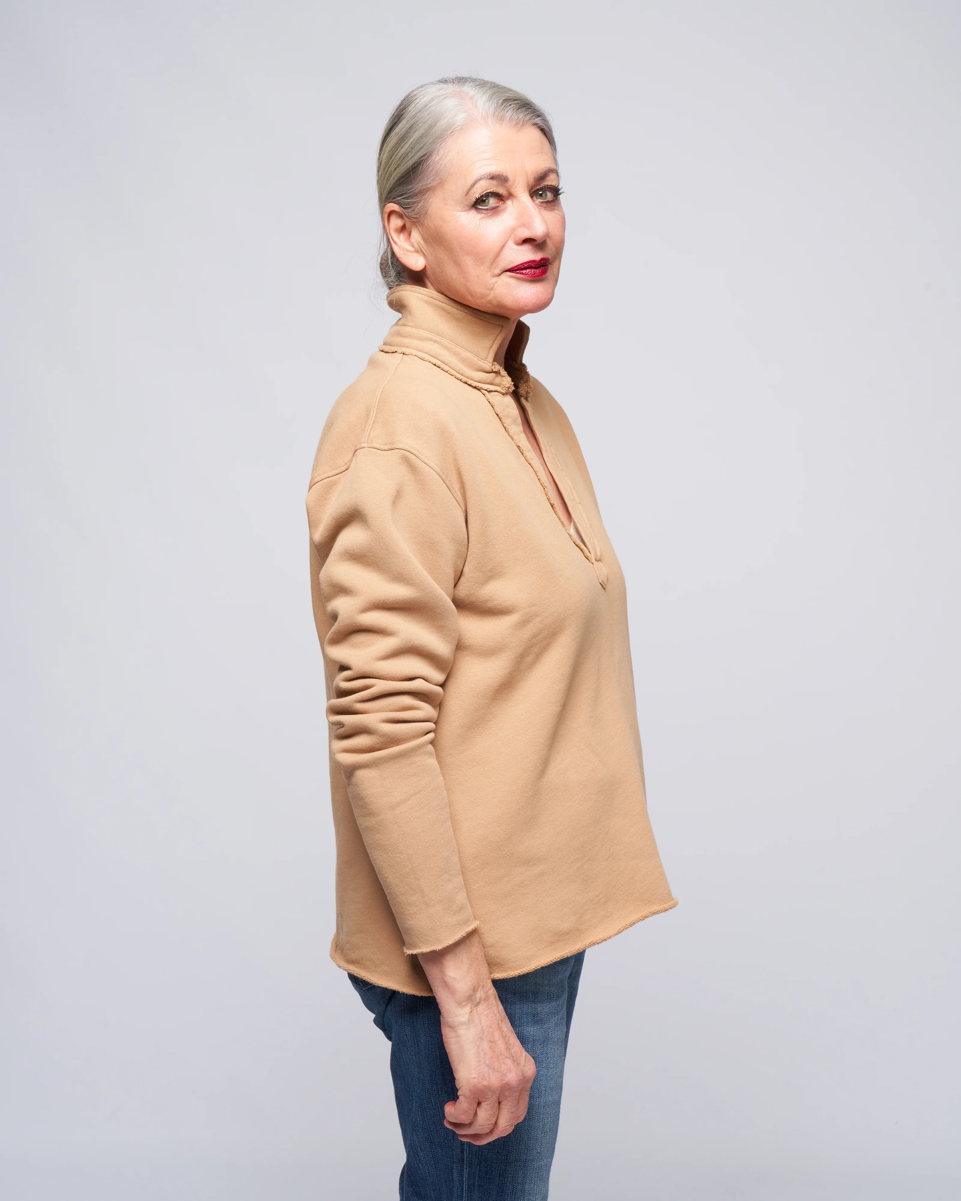 popover henley - camel - Image 3