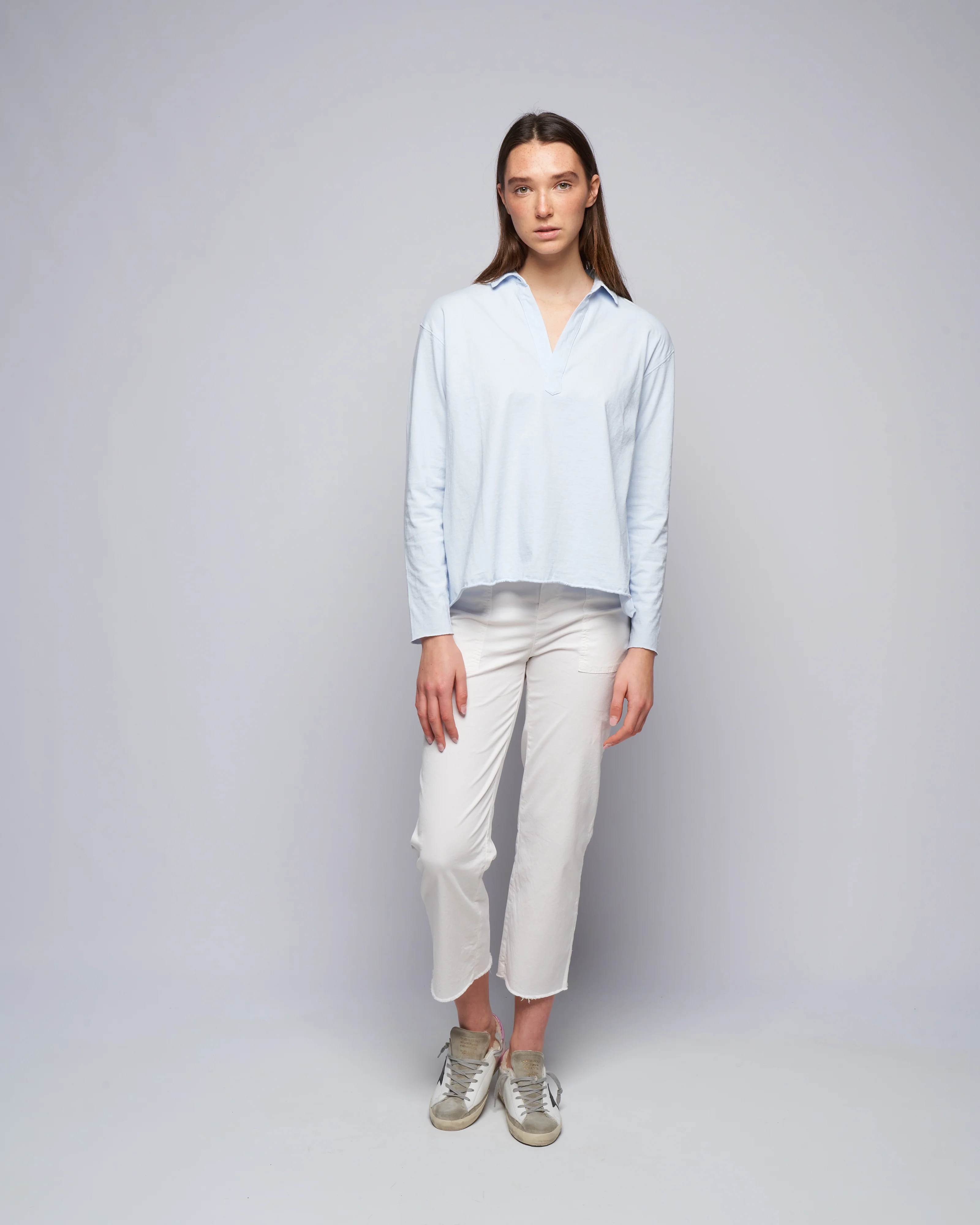 popover henley - shirting blue - Image 2