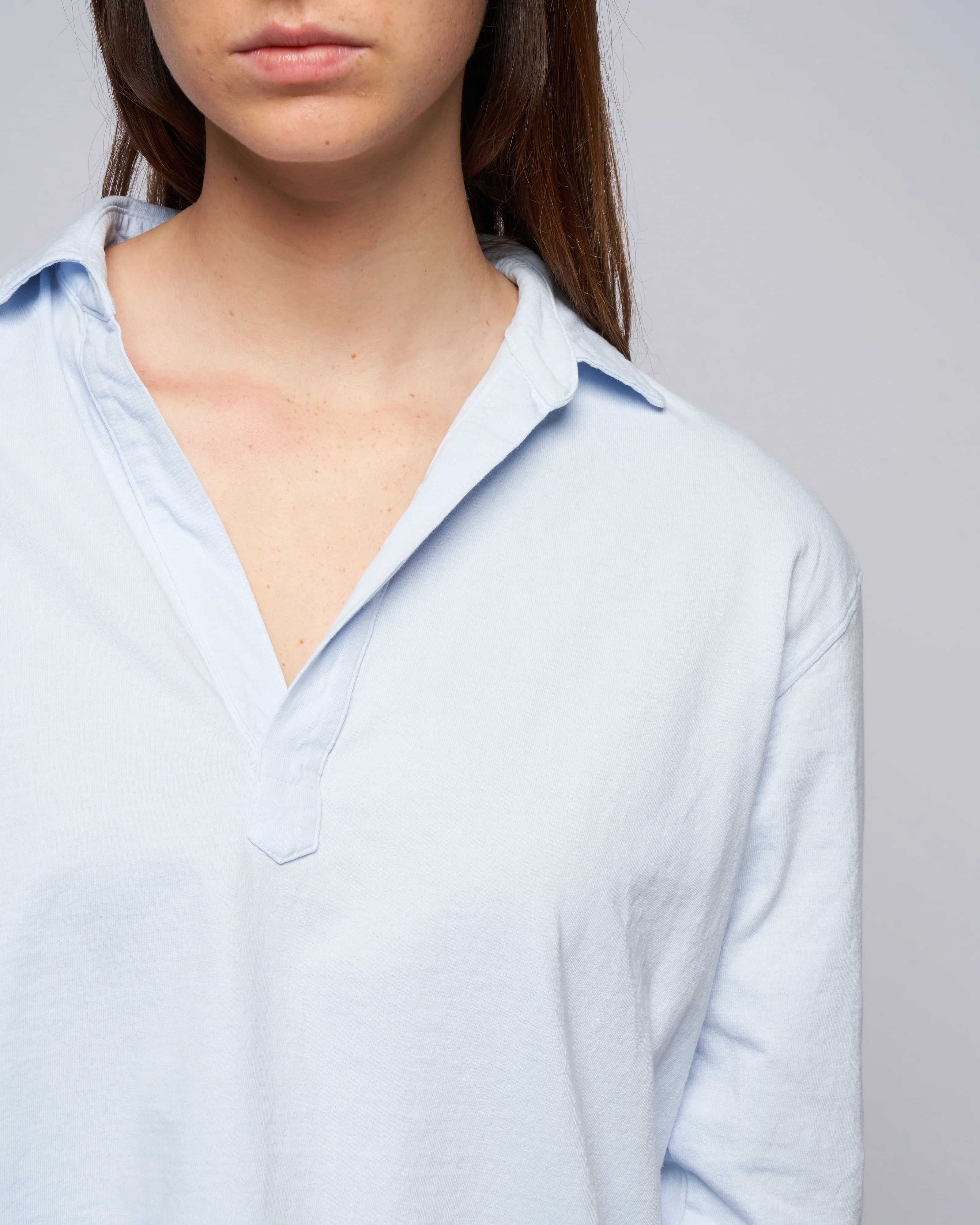 popover henley - shirting blue - Image 5