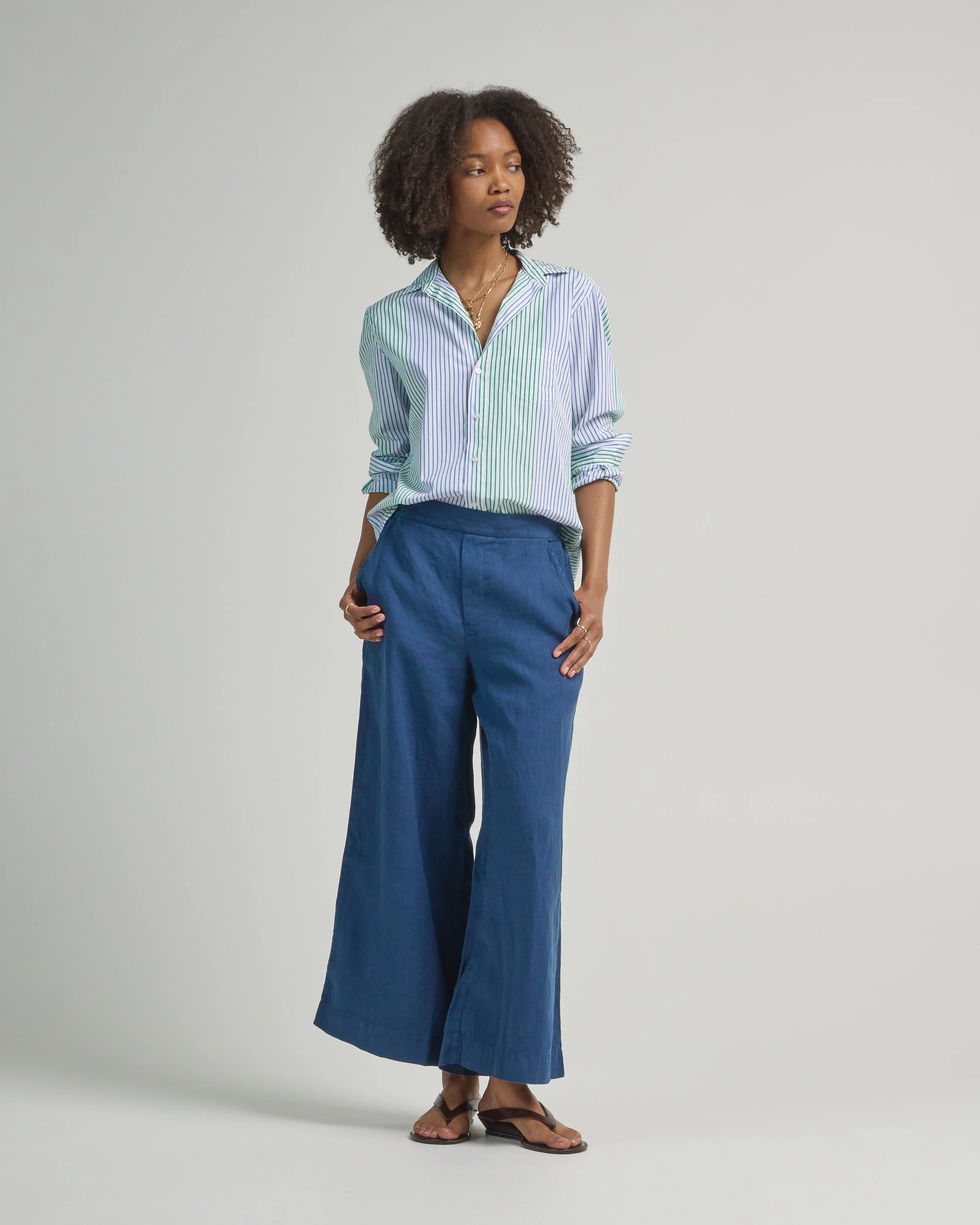 maisie pull on crop wide leg pant - Image 2
