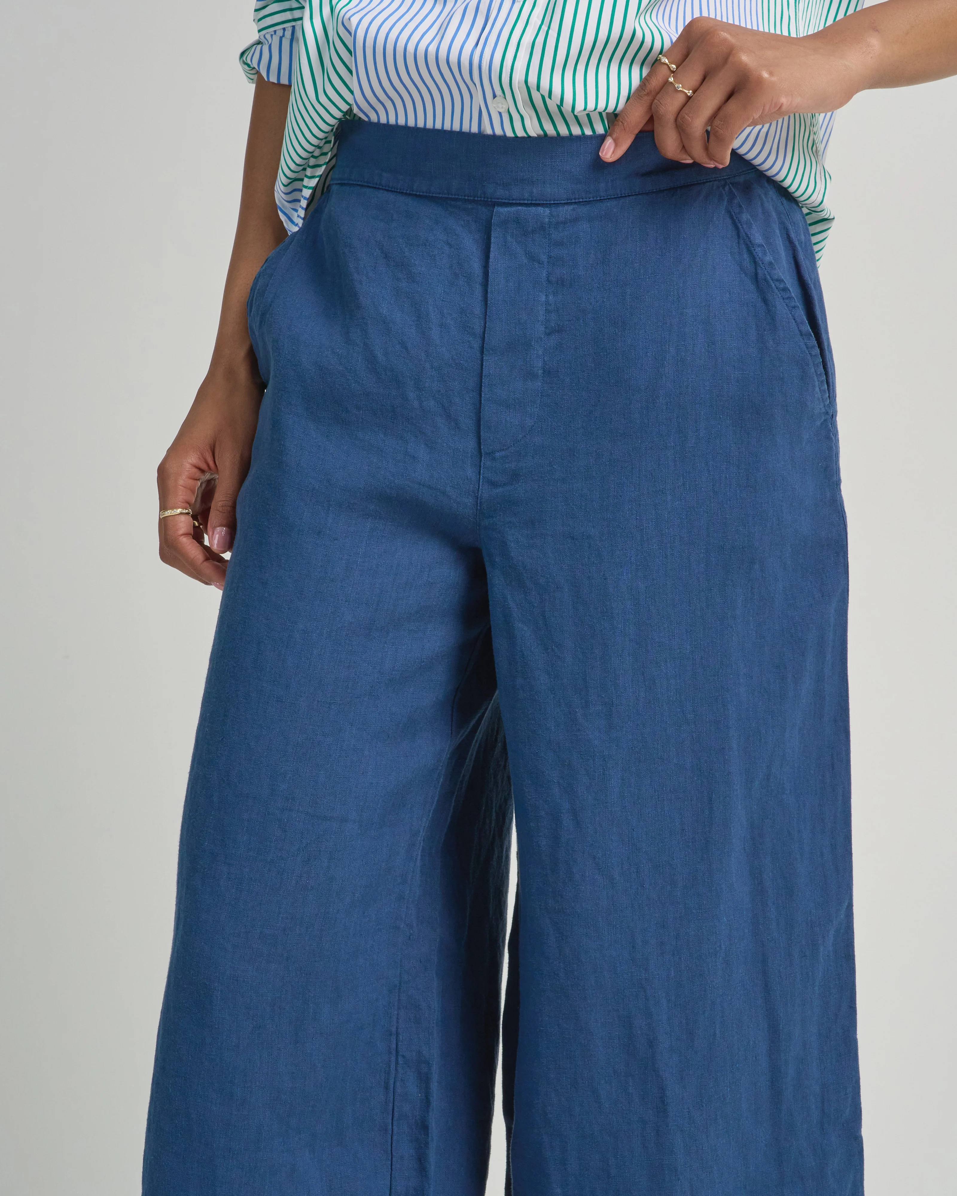 maisie pull on crop wide leg pant - Image 5