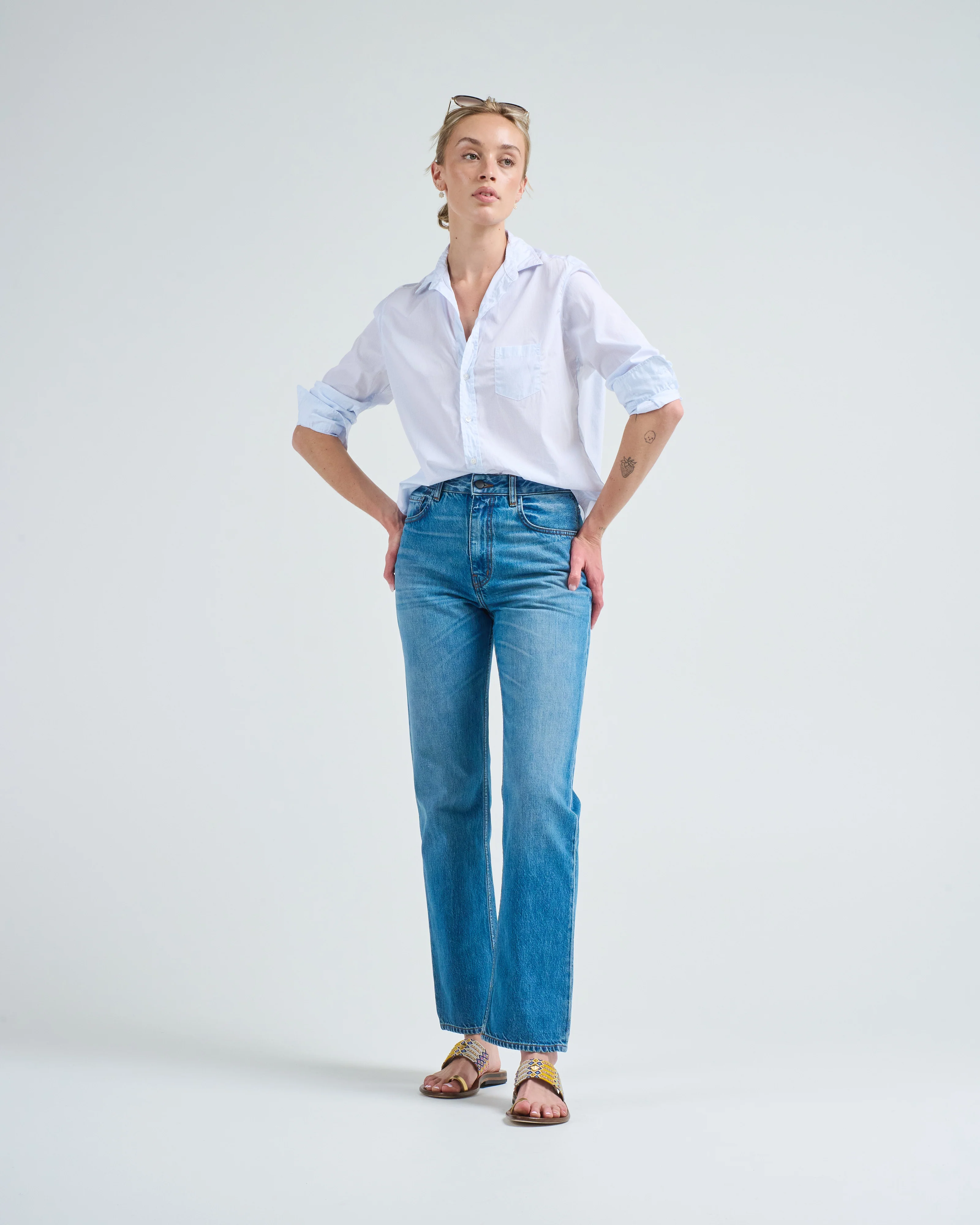 eileen relaxed button-up shirt - Image 2