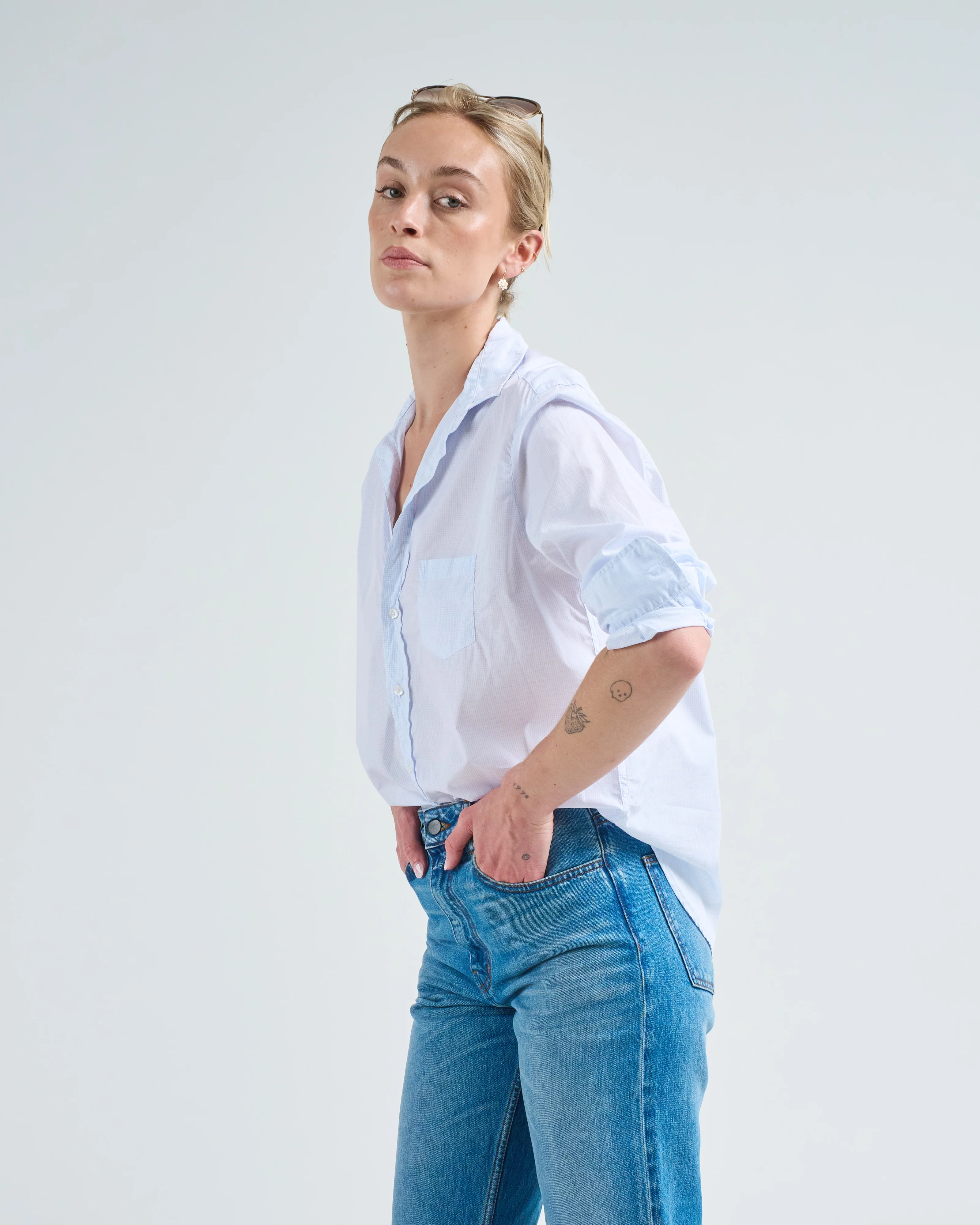 eileen relaxed button-up shirt - Image 3