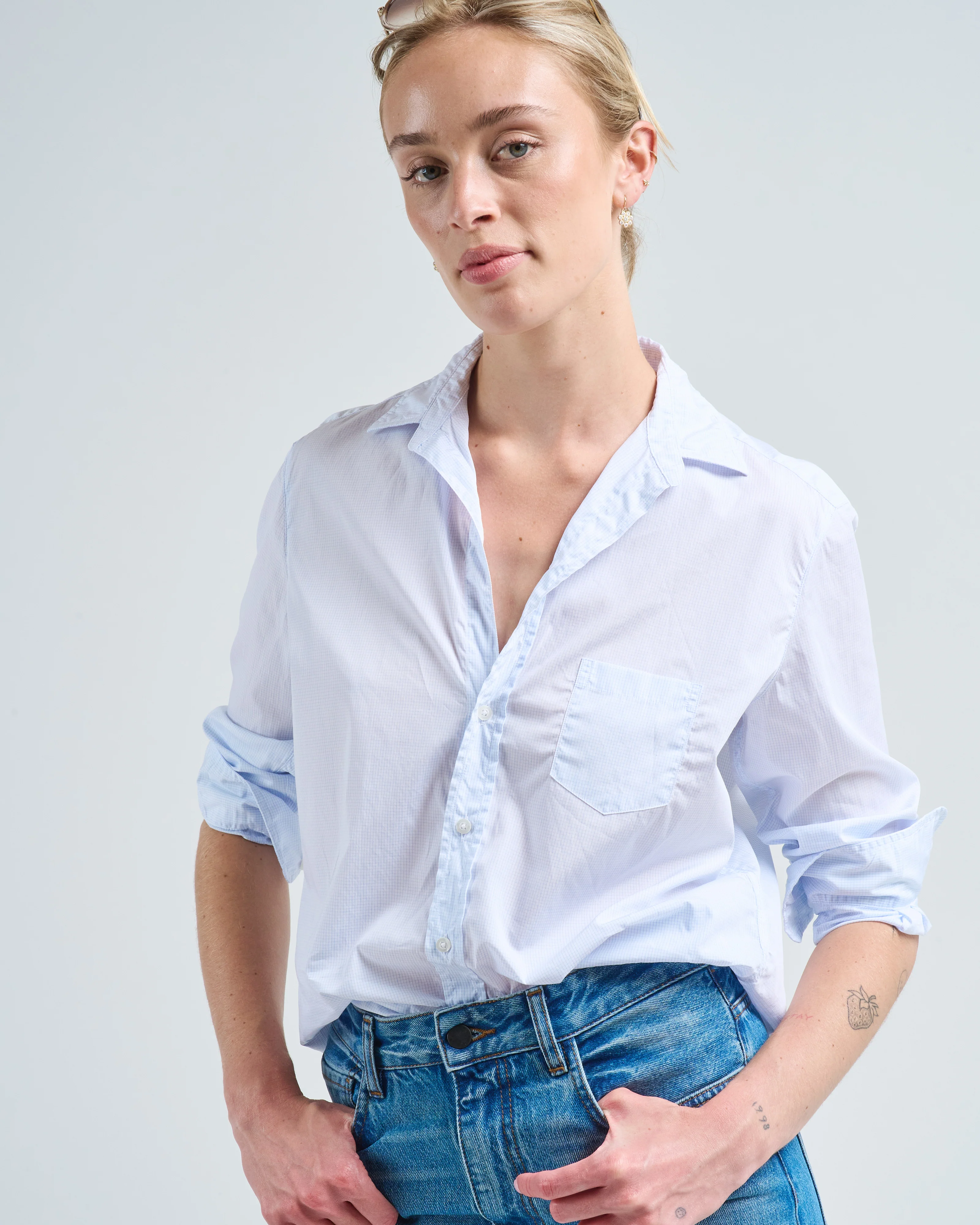 eileen relaxed button-up shirt - Image 5