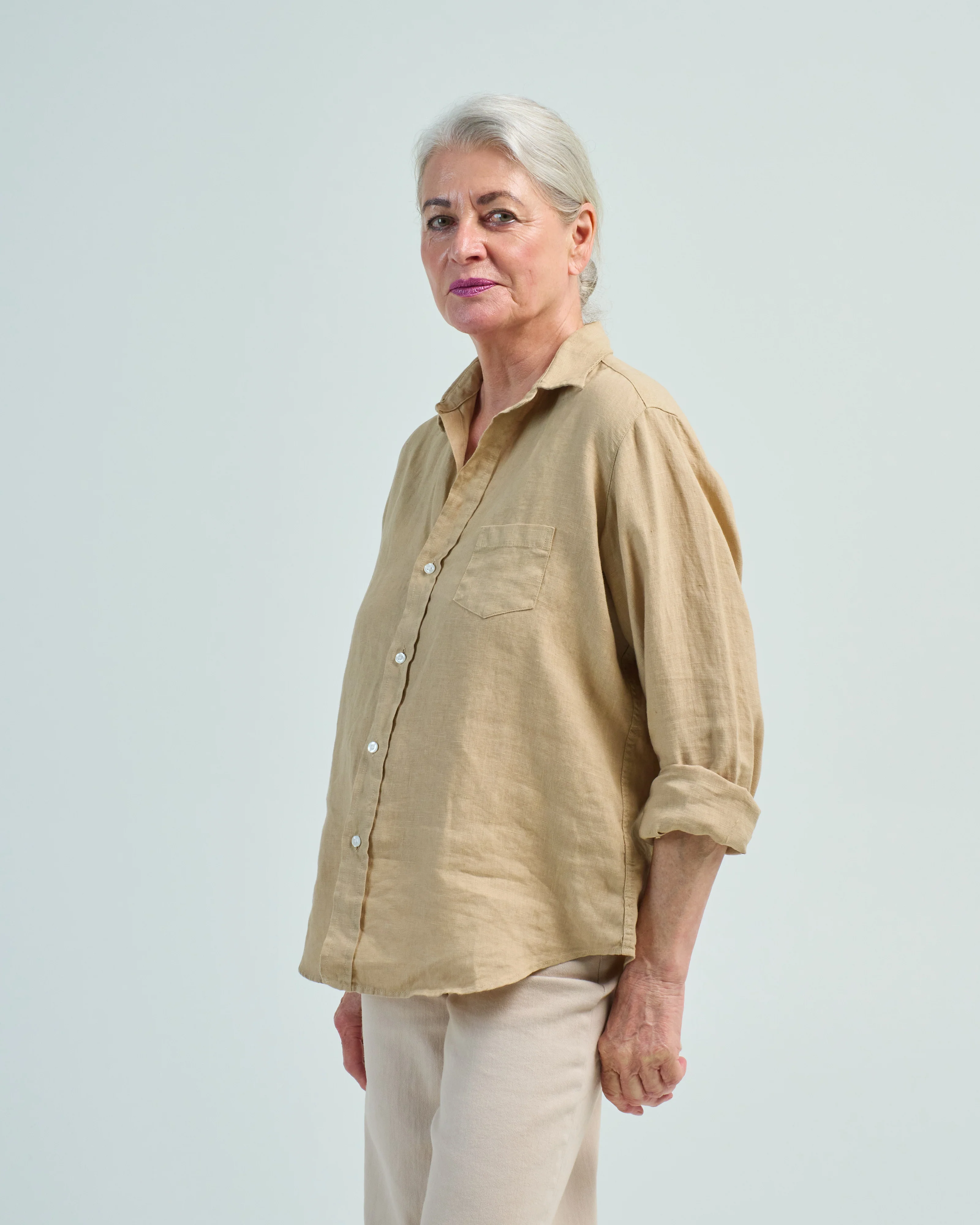 eileen relaxed button-up shirt - Image 3