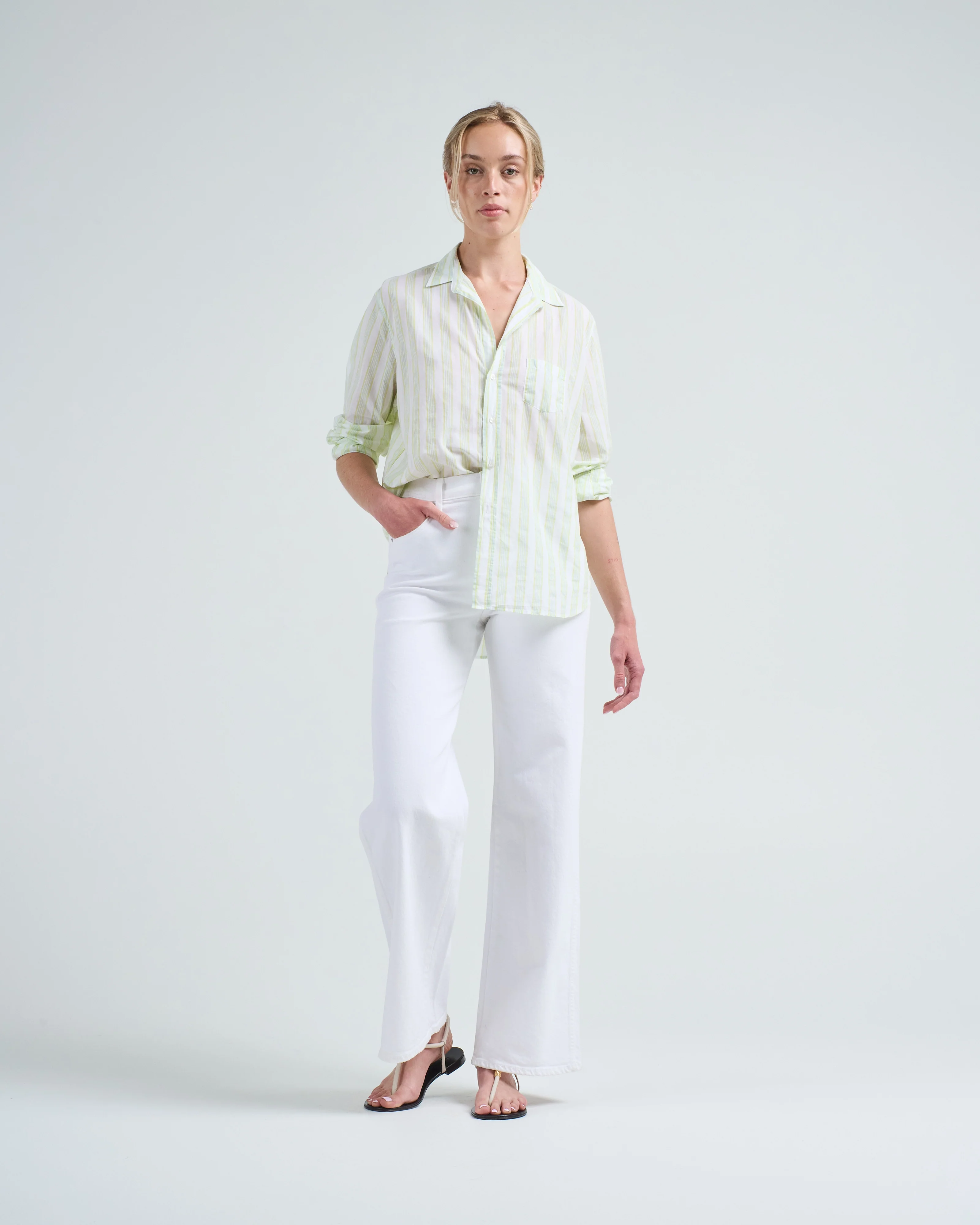 eileen relaxed button up shirt - Image 2
