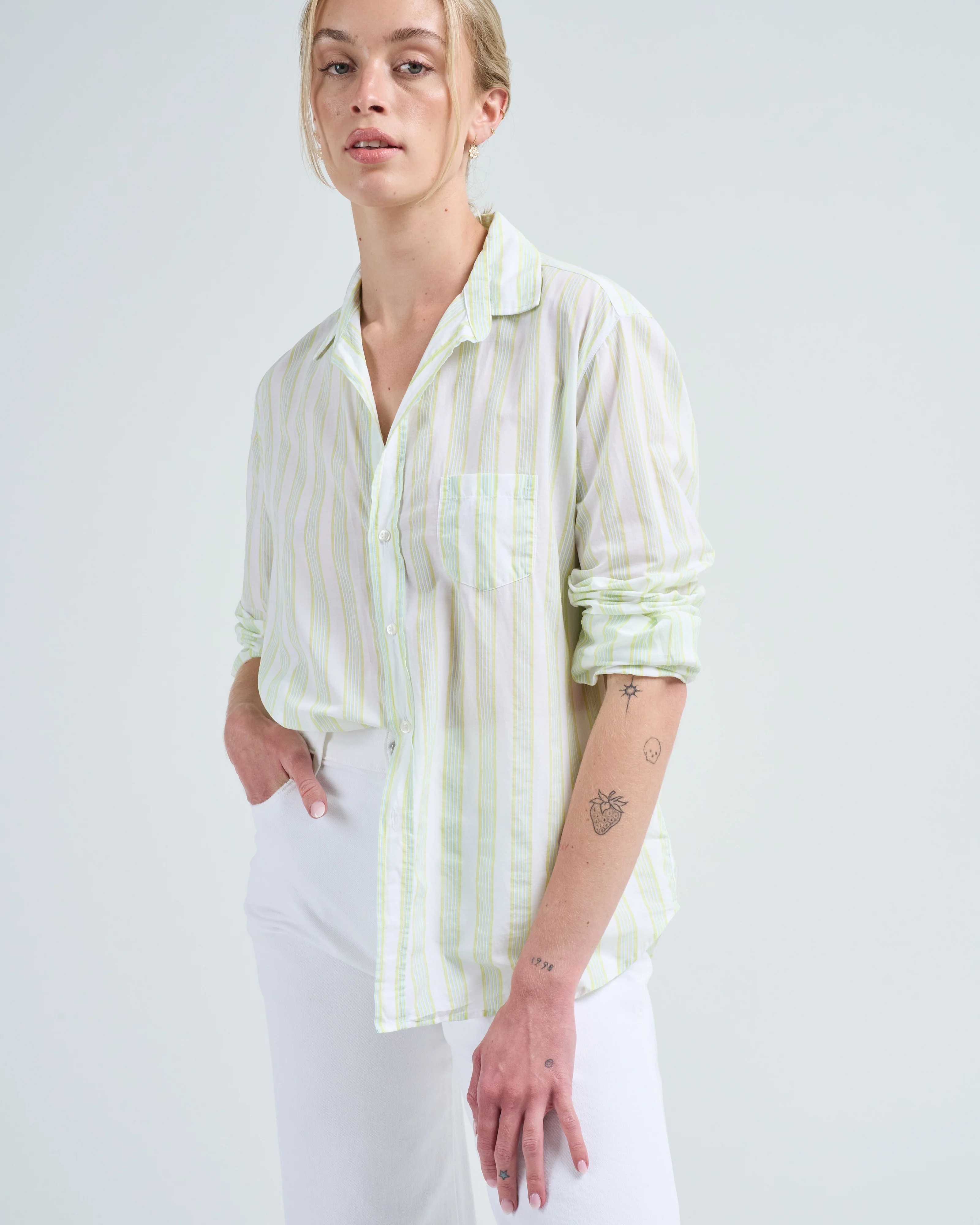 eileen relaxed button up shirt - Image 5