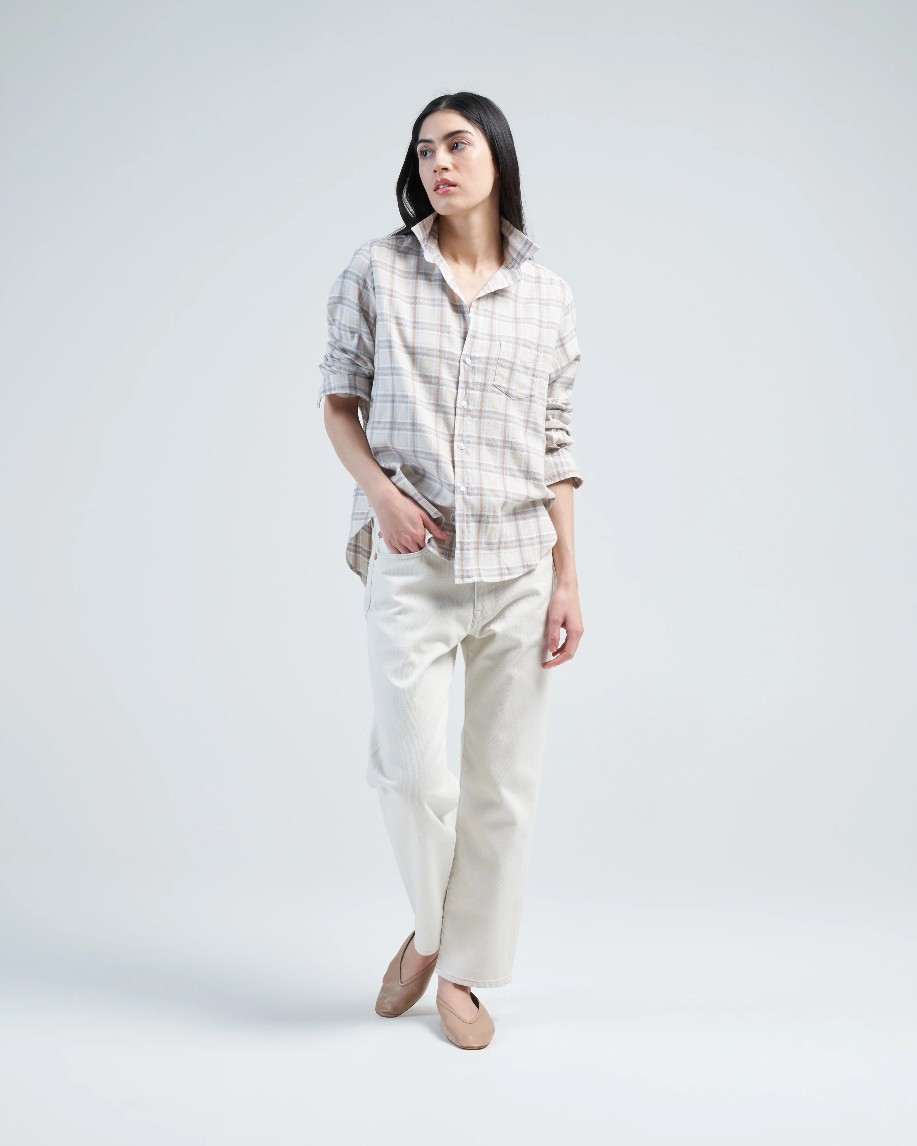 eileen relaxed button-up shirt - Image 2