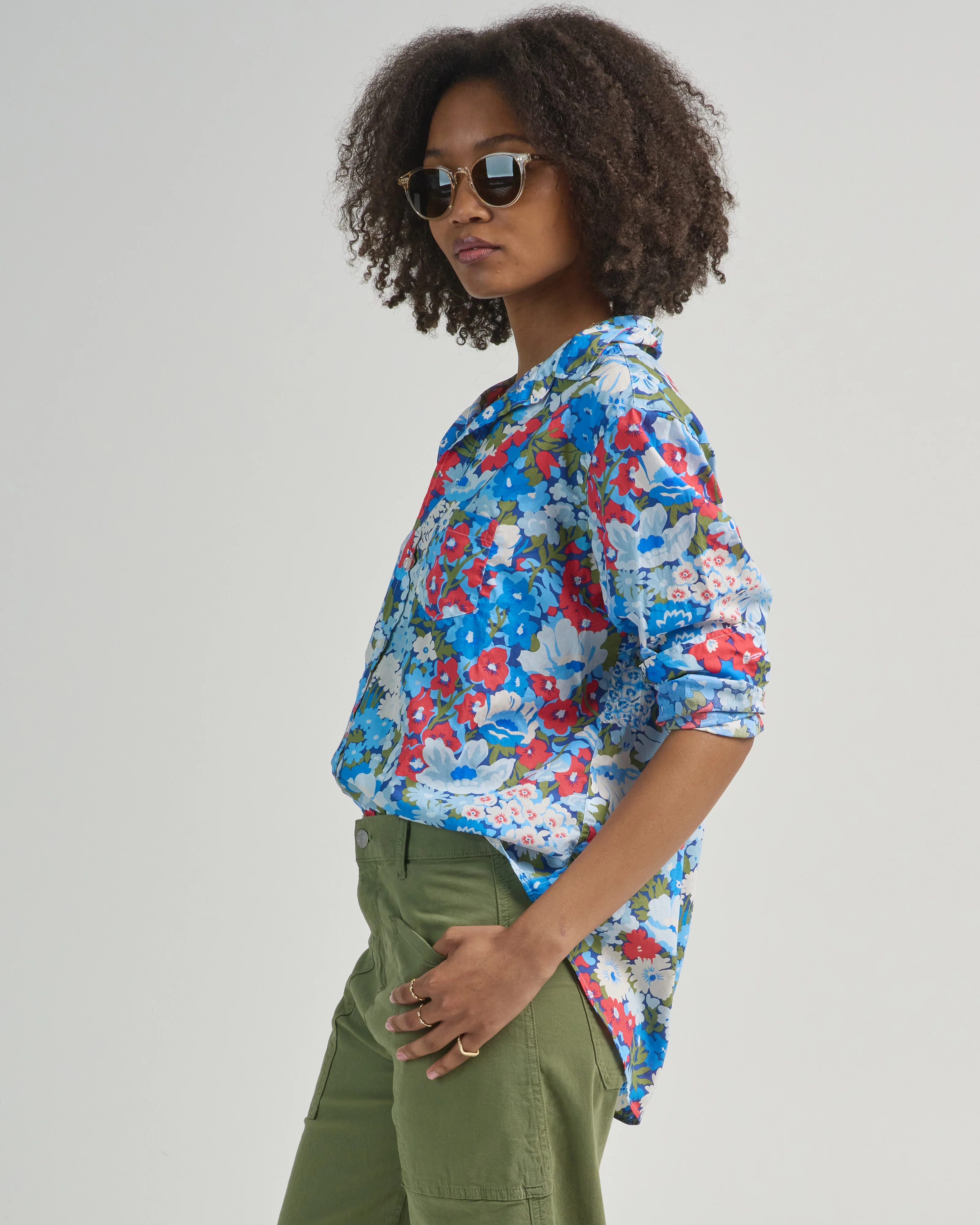 eileen relaxed button-up shirt - Image 2