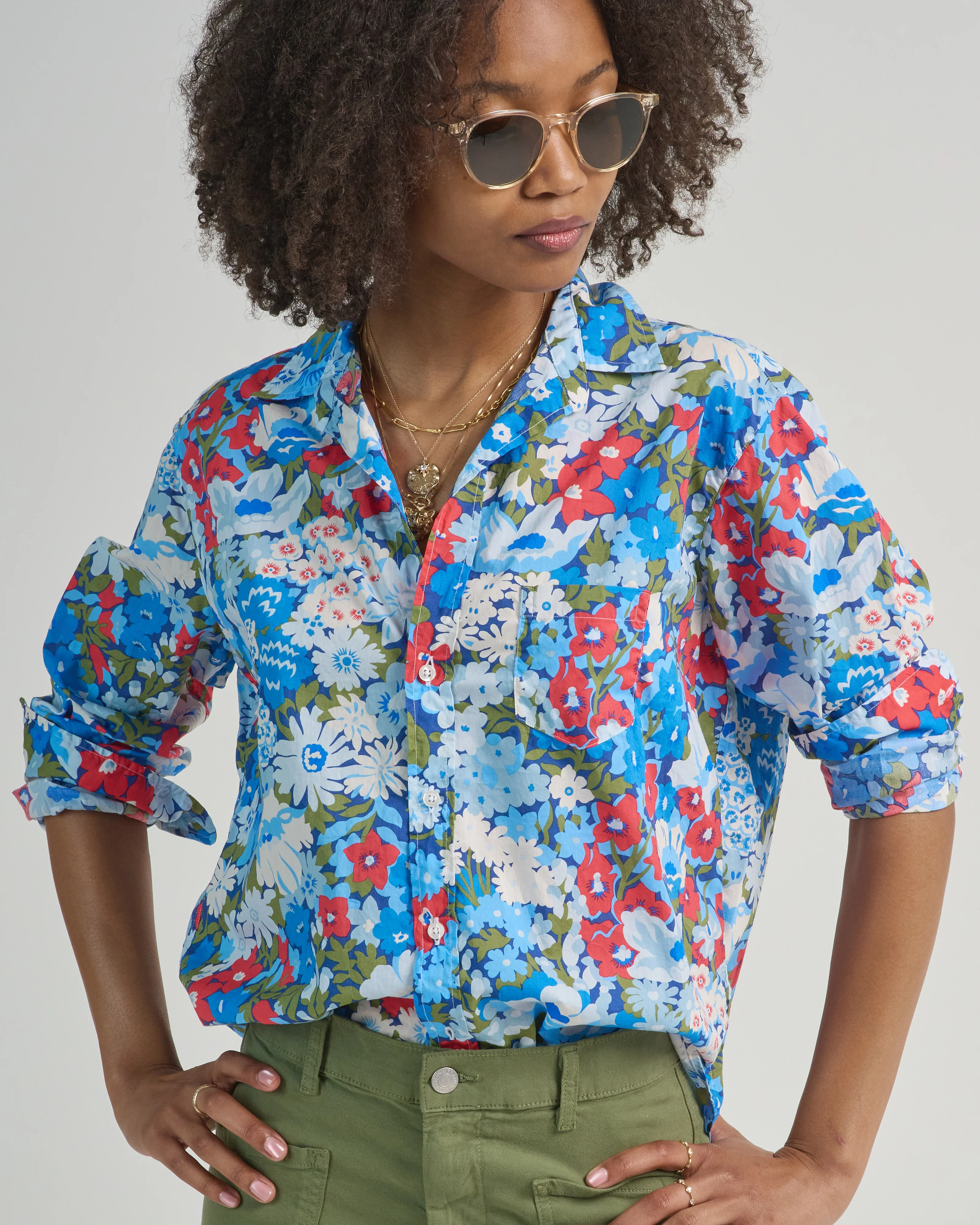 eileen relaxed button-up shirt - Image 4