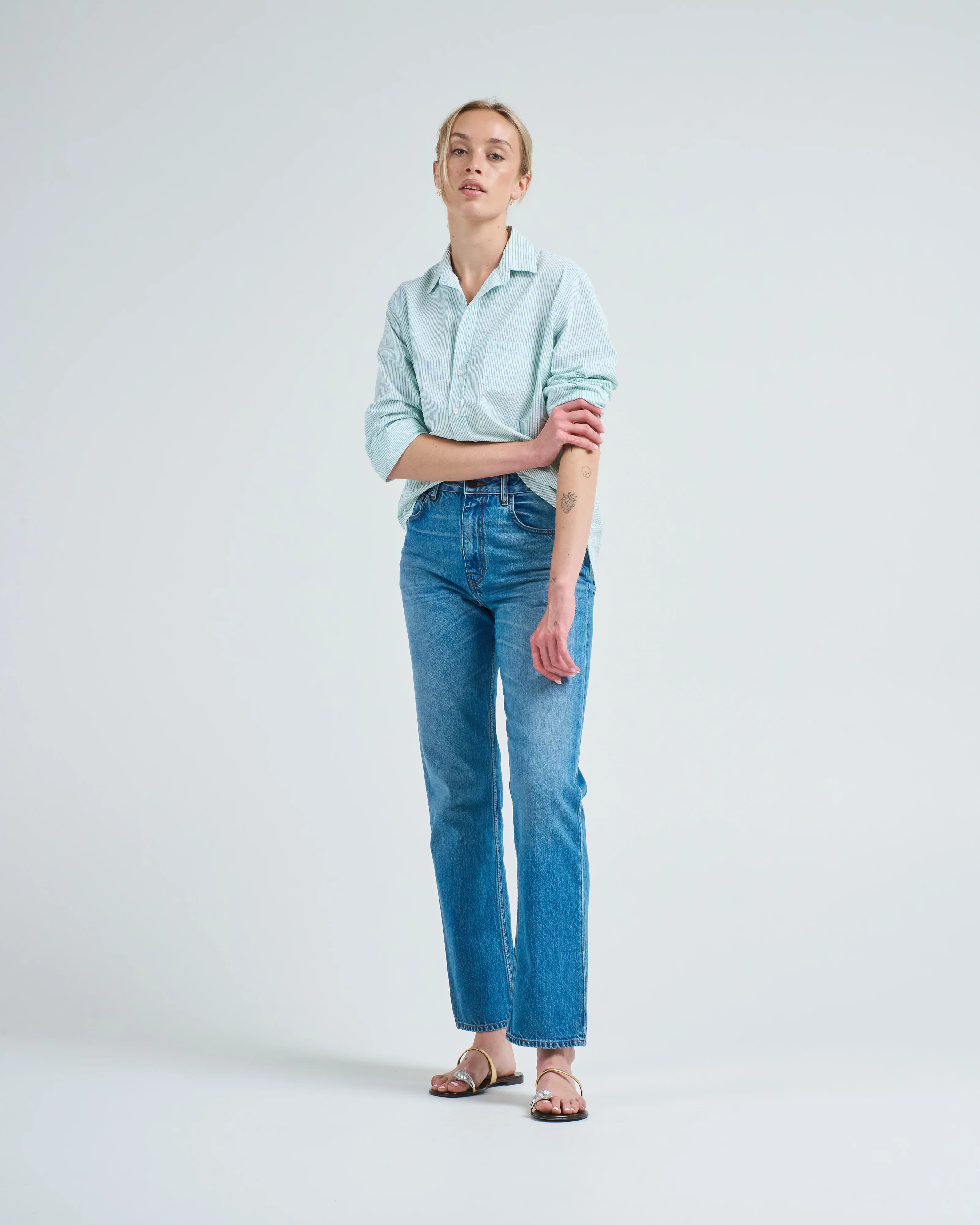 eileen relaxed button-up shirt - Image 5