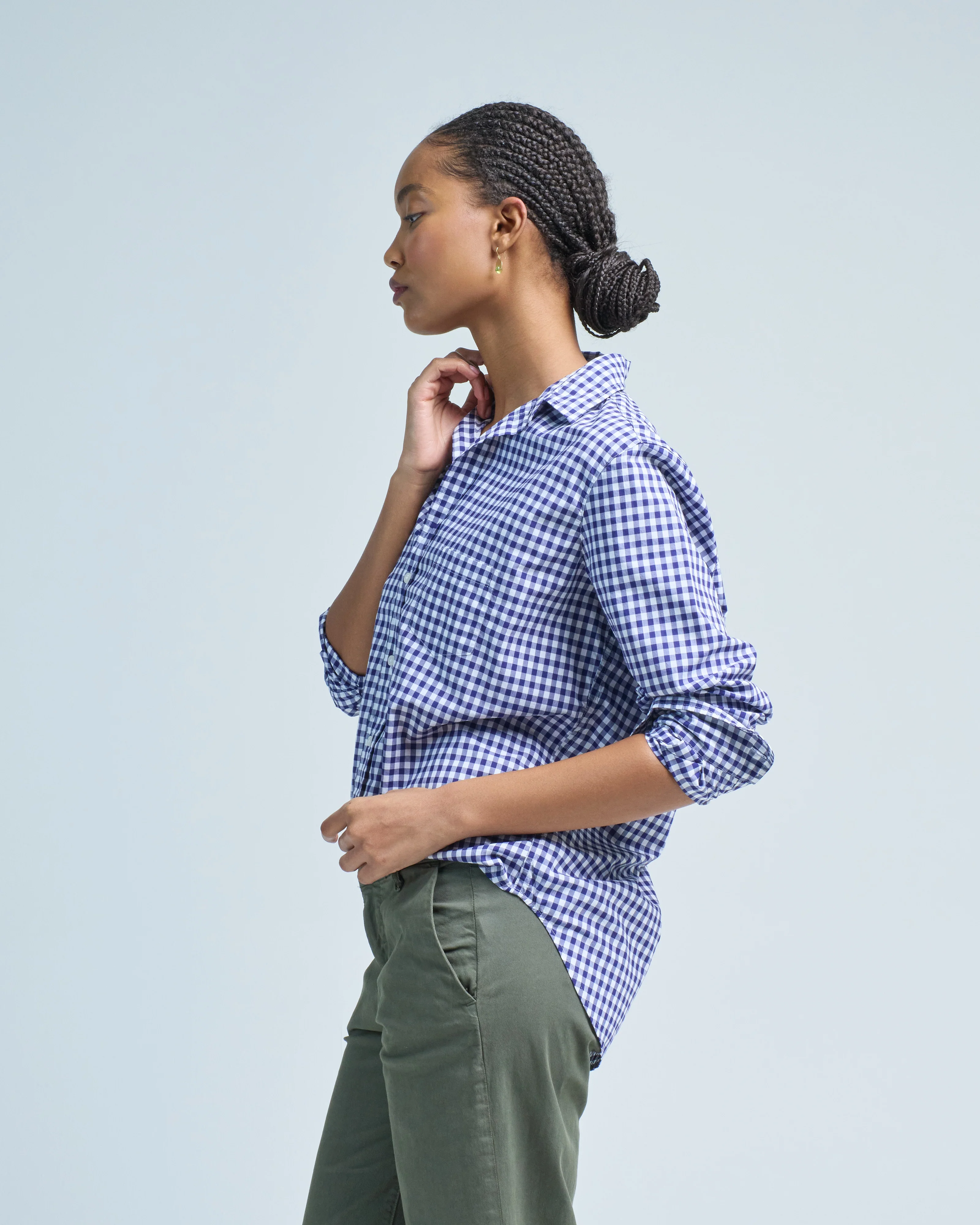eileen relaxed button-up shirt - Image 3