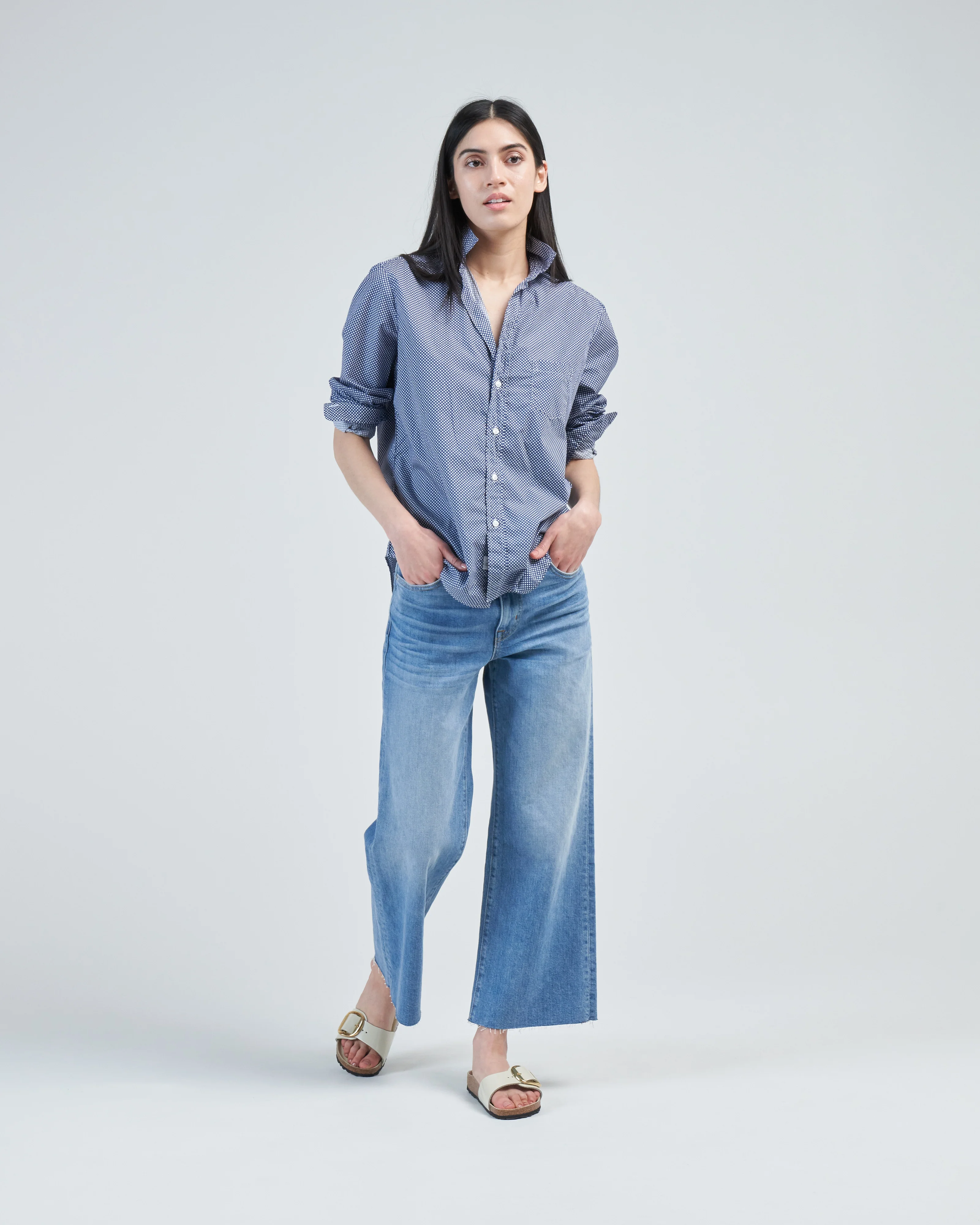 eileen relaxed button-up shirt - Image 2