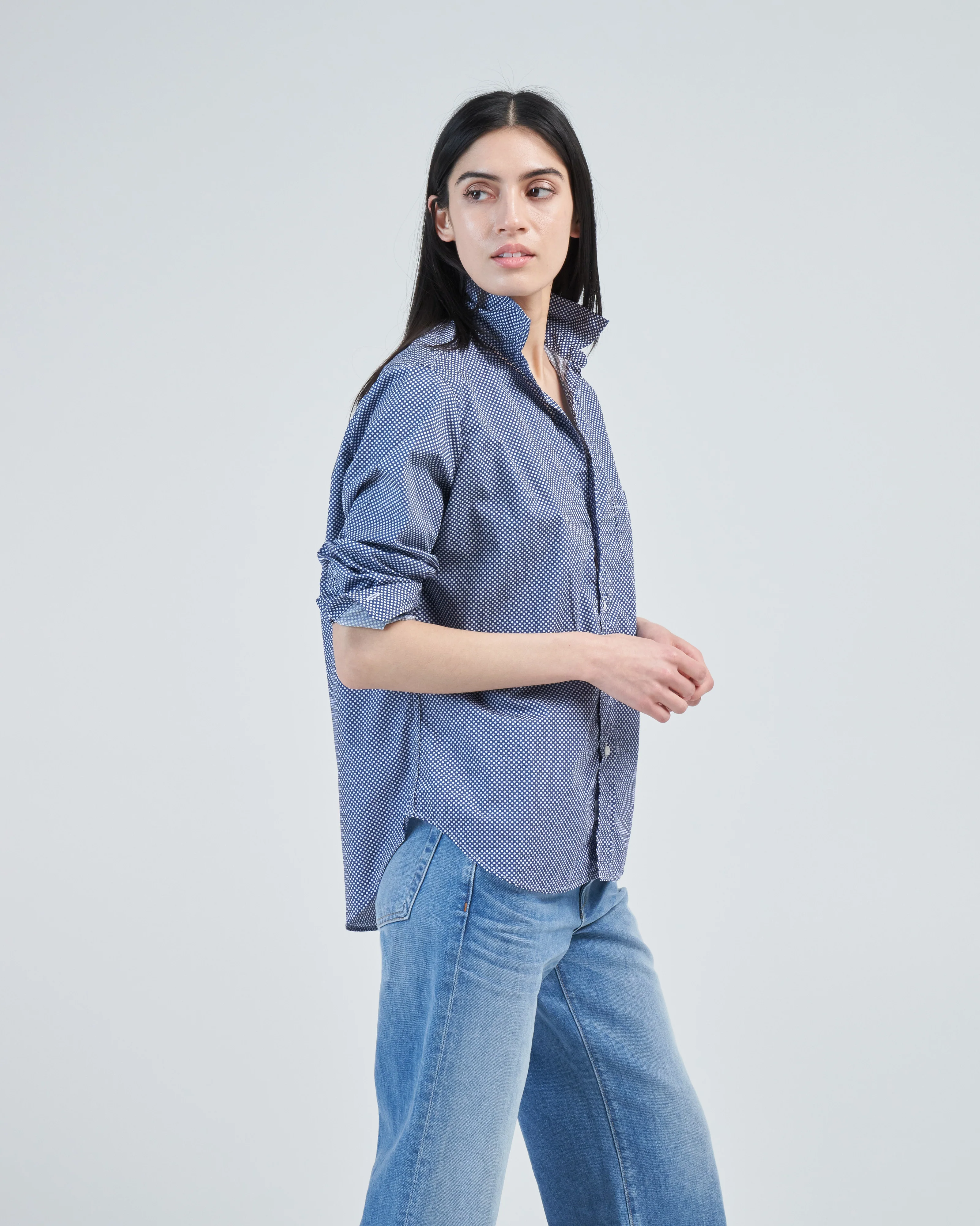 eileen relaxed button-up shirt - Image 3