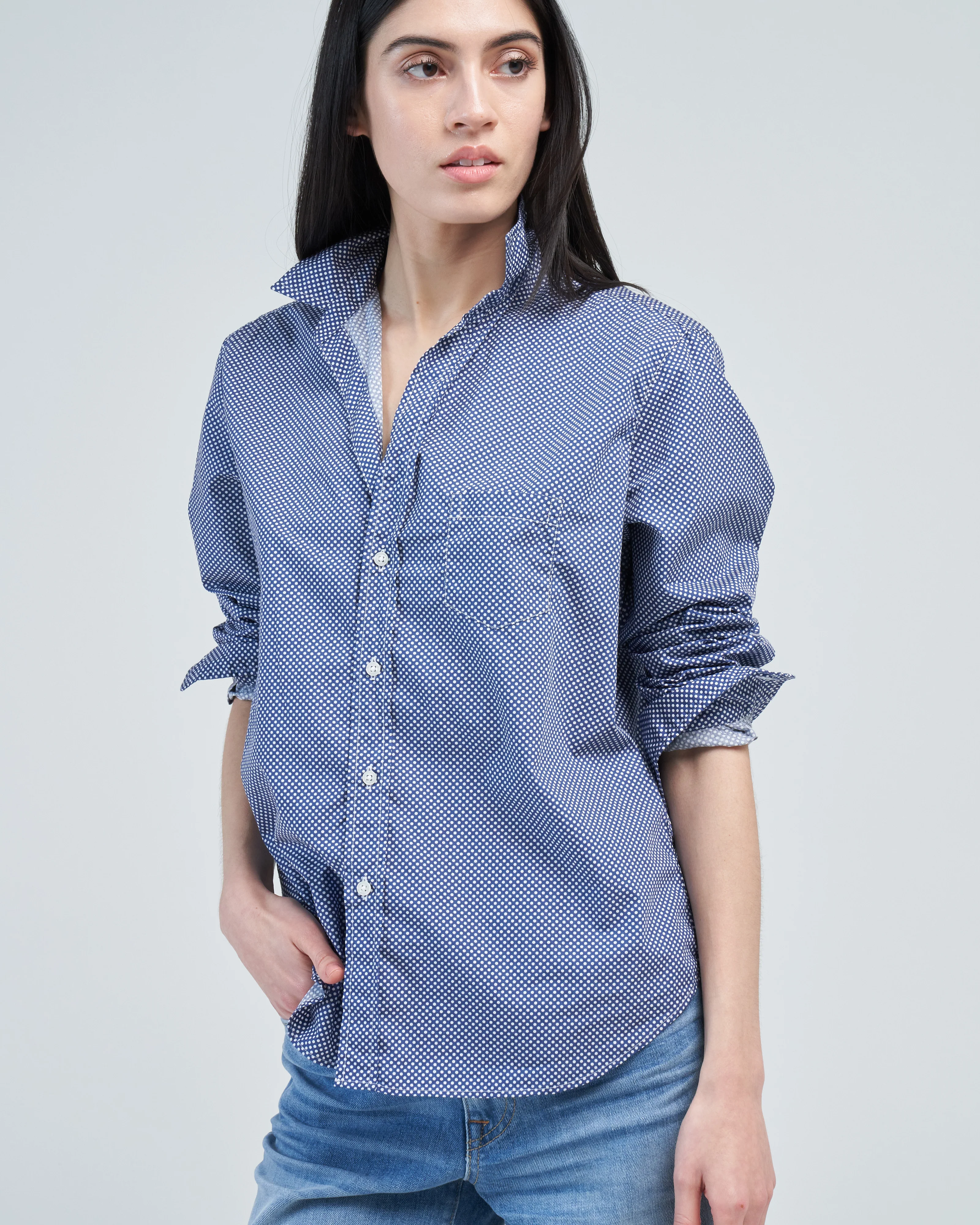 eileen relaxed button-up shirt - Image 5