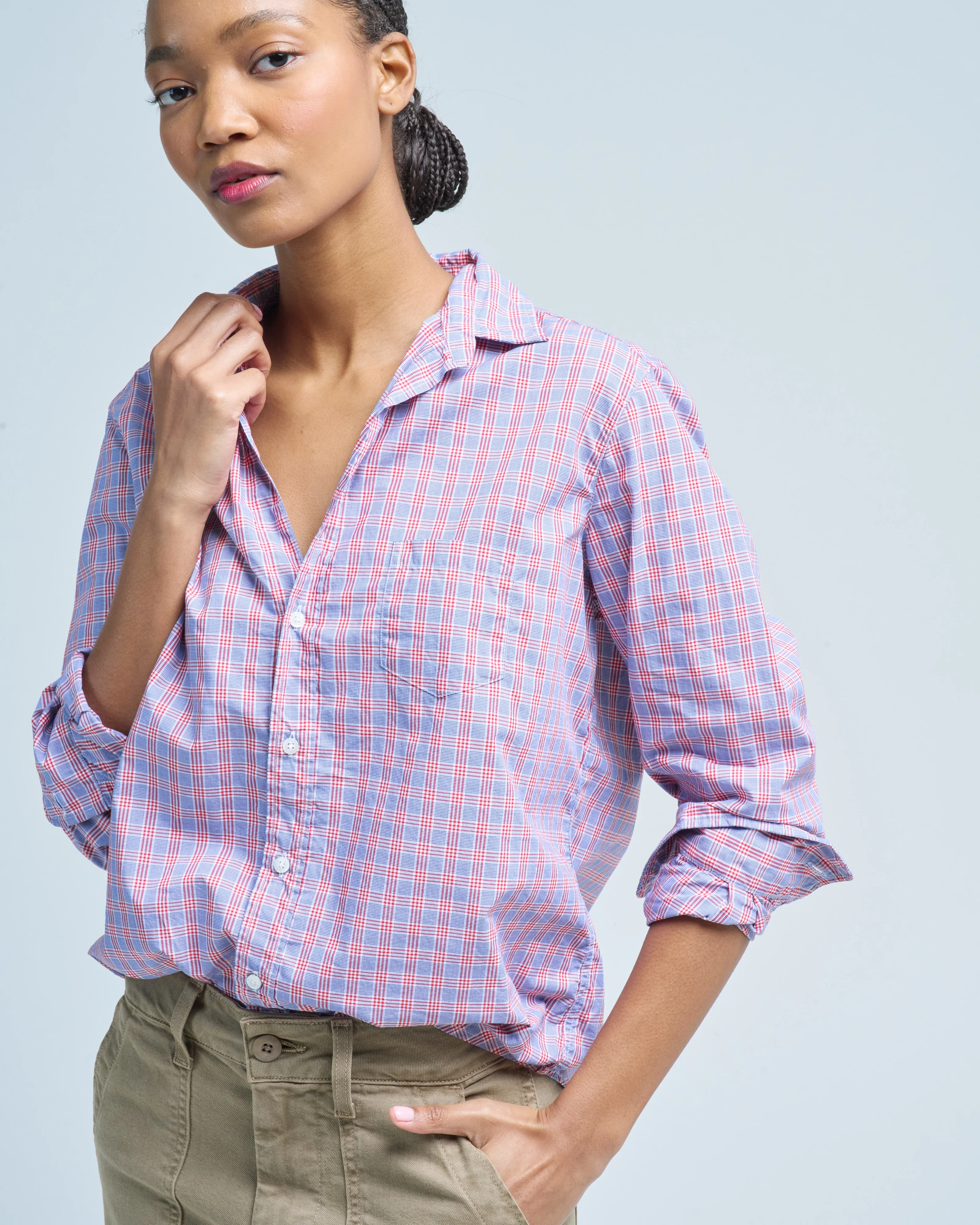 eileen relaxed button-up shirt - Image 4