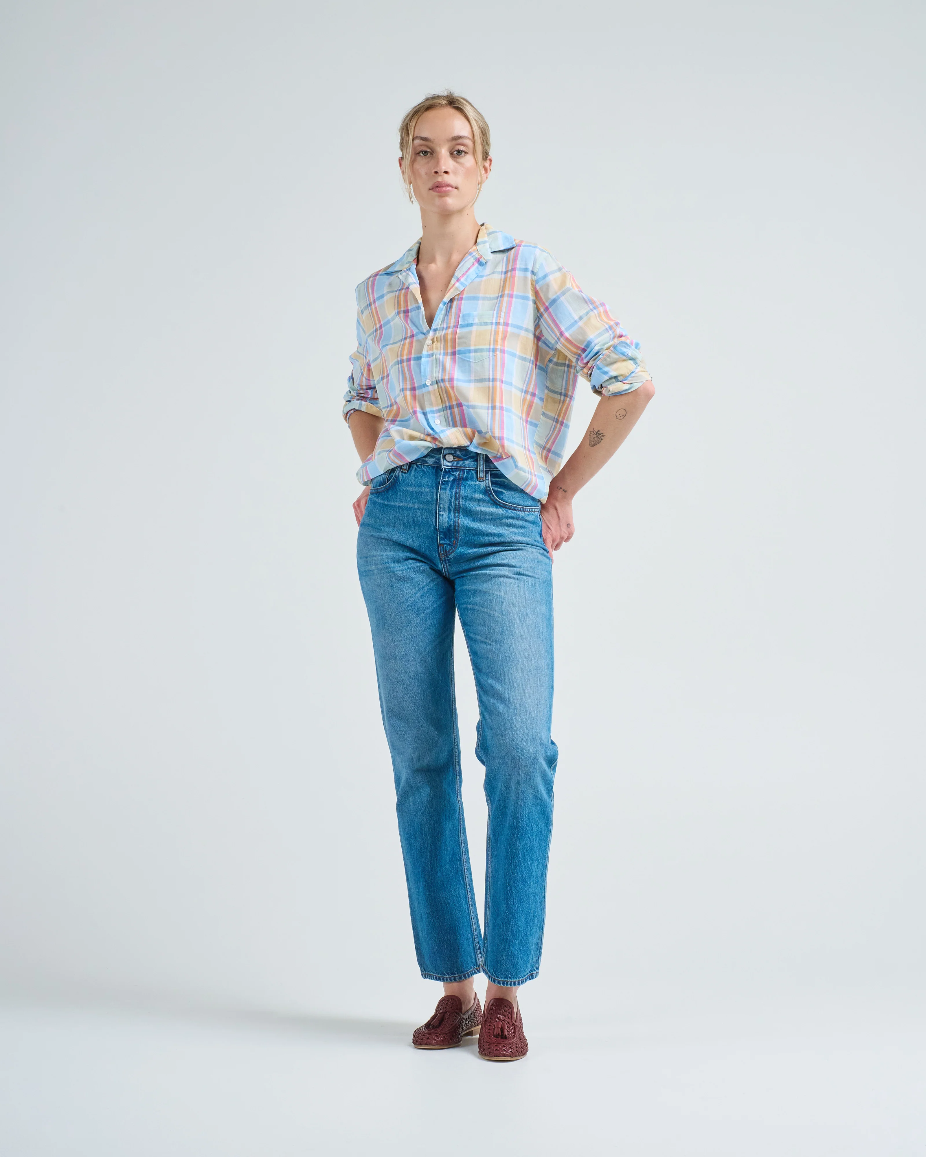 eileen relaxed button-up shirt - Image 2