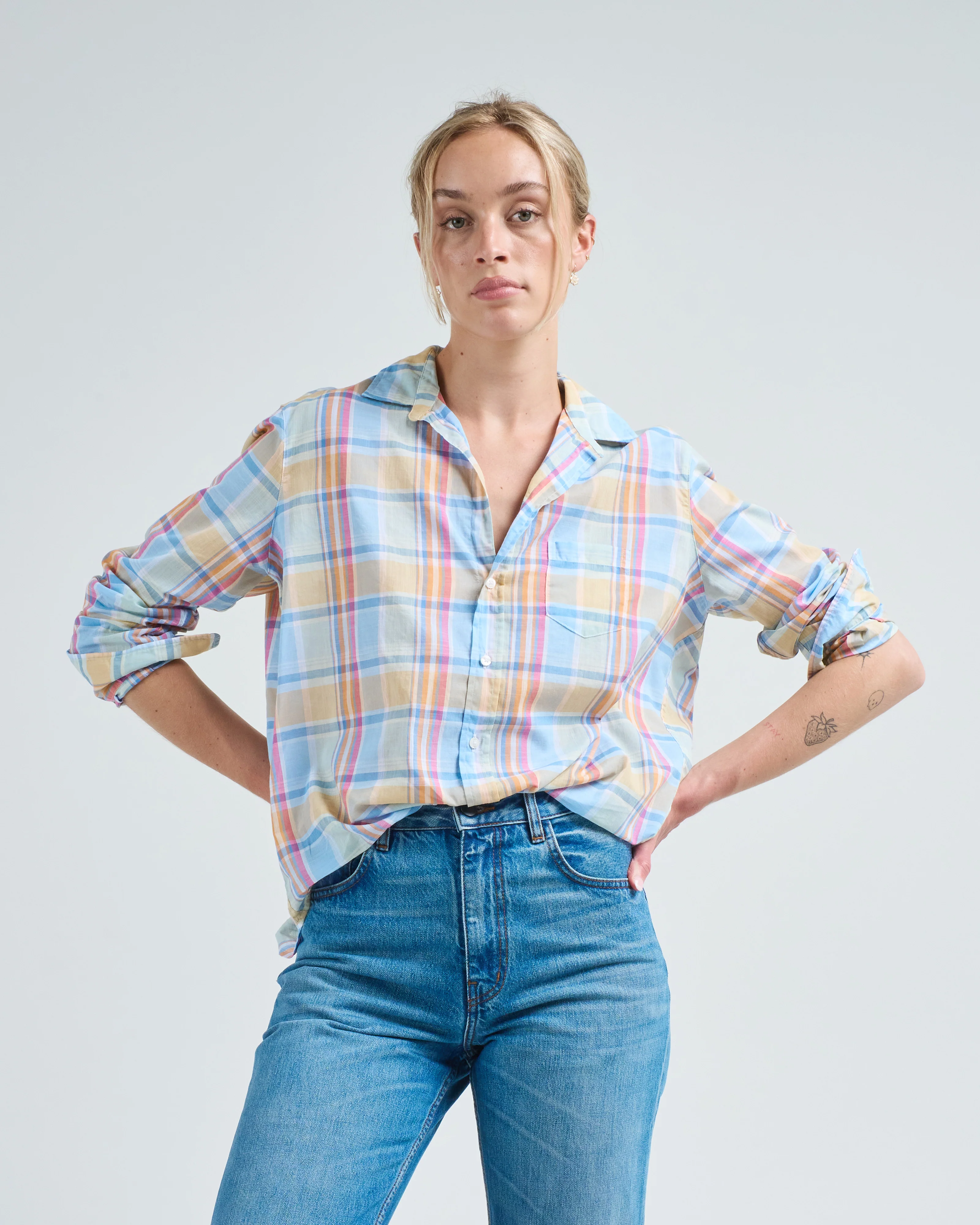 eileen relaxed button-up shirt - Image 3