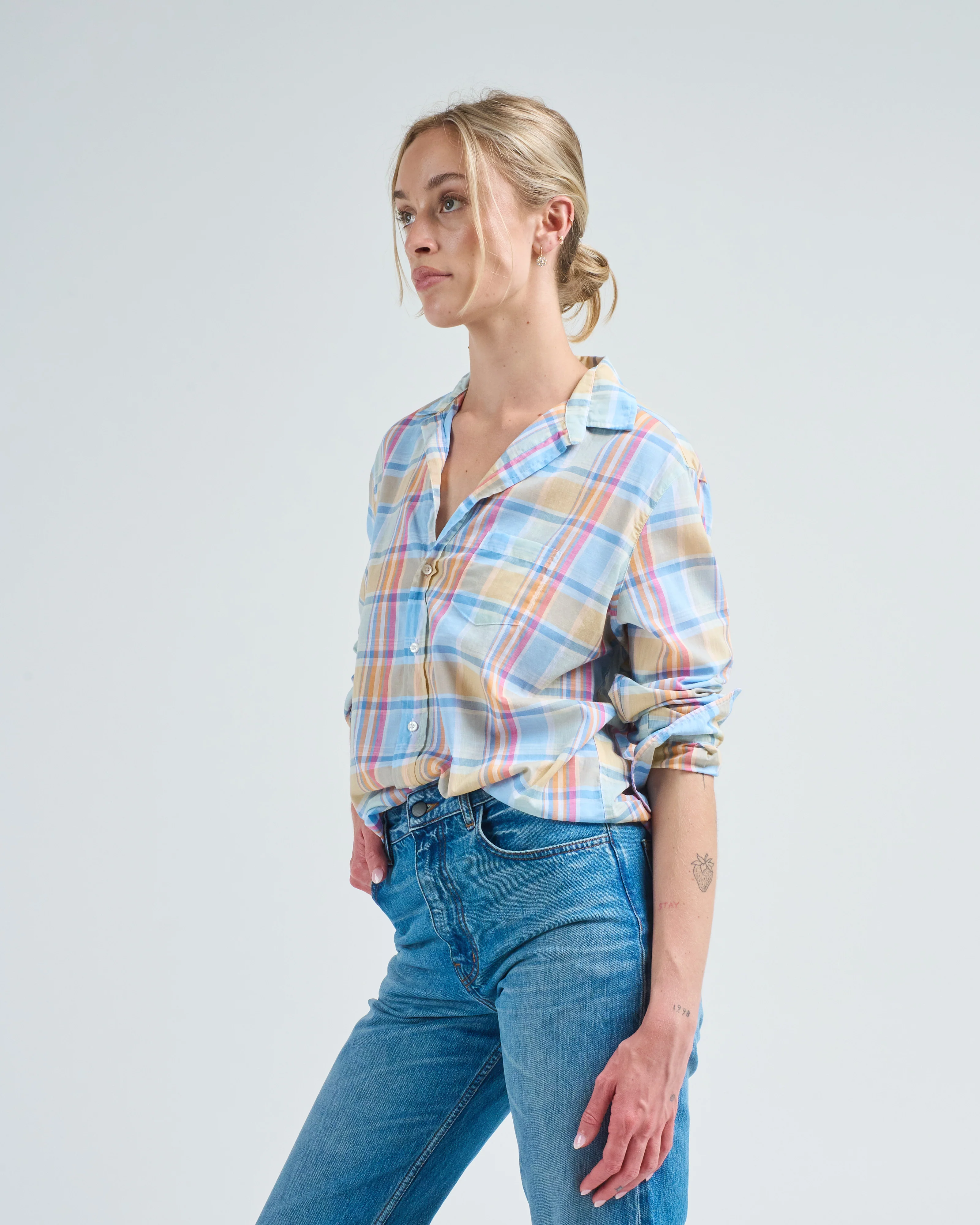 eileen relaxed button-up shirt - Image 4