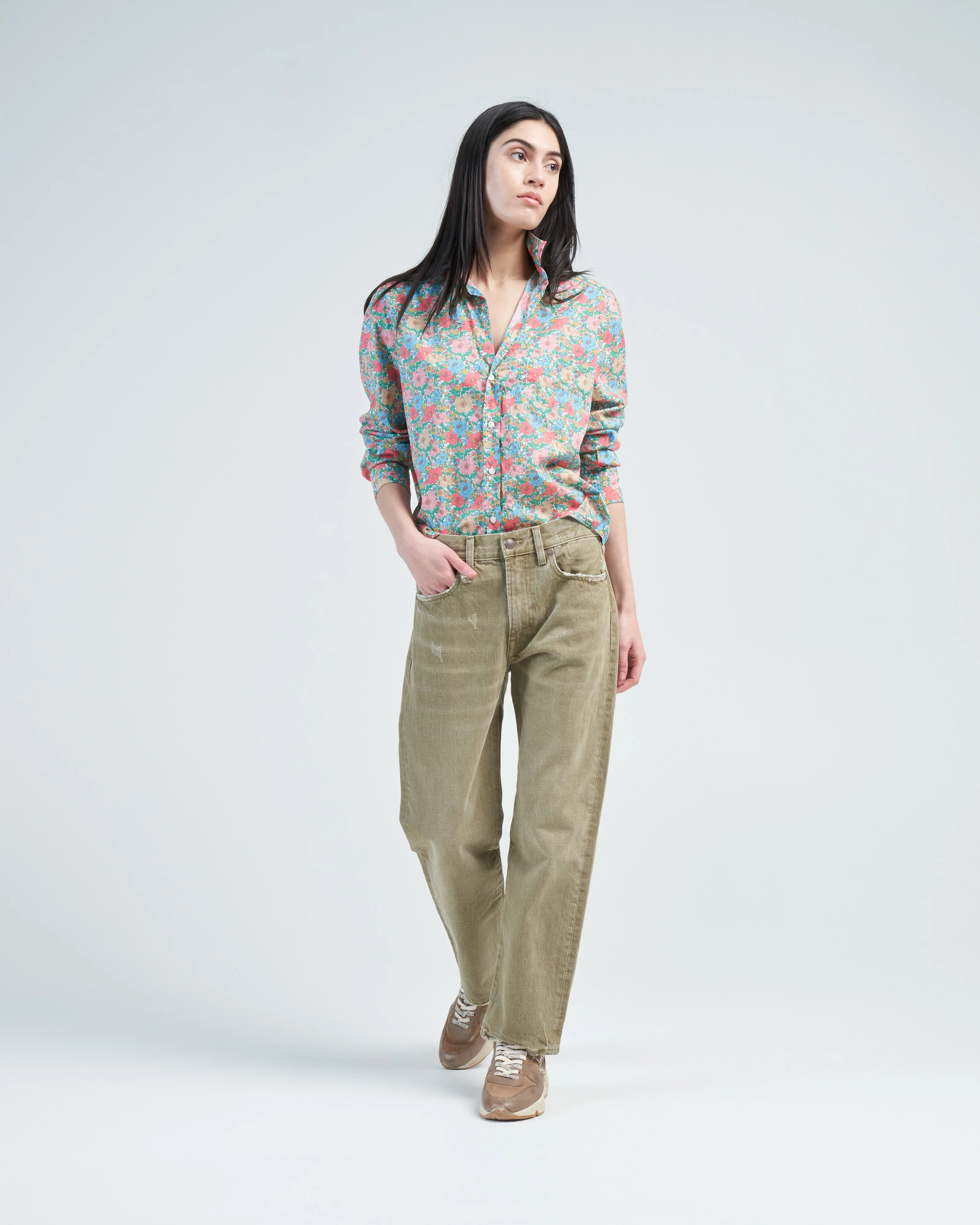 eileen relaxed button-up shirt - Image 2