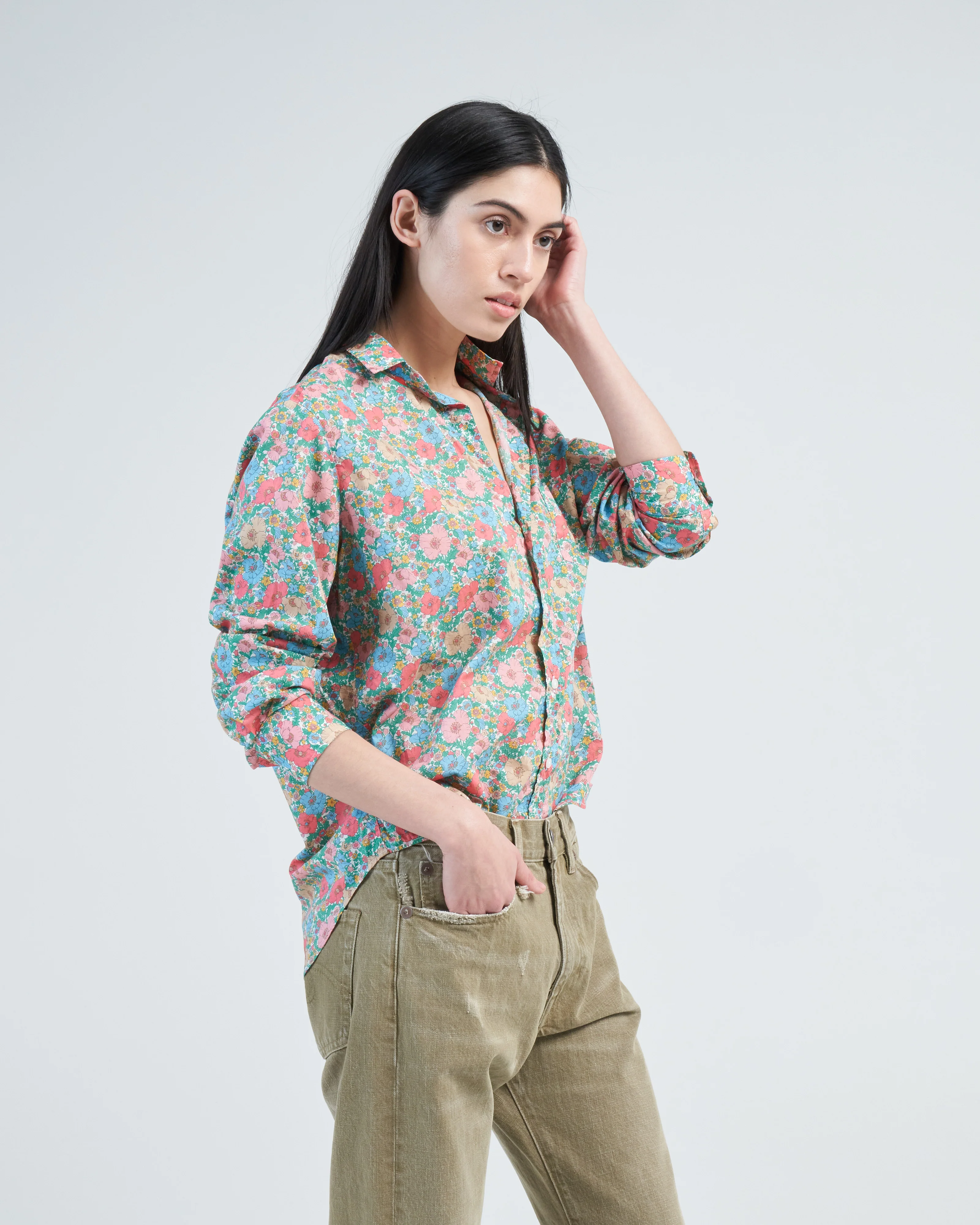eileen relaxed button-up shirt - Image 3