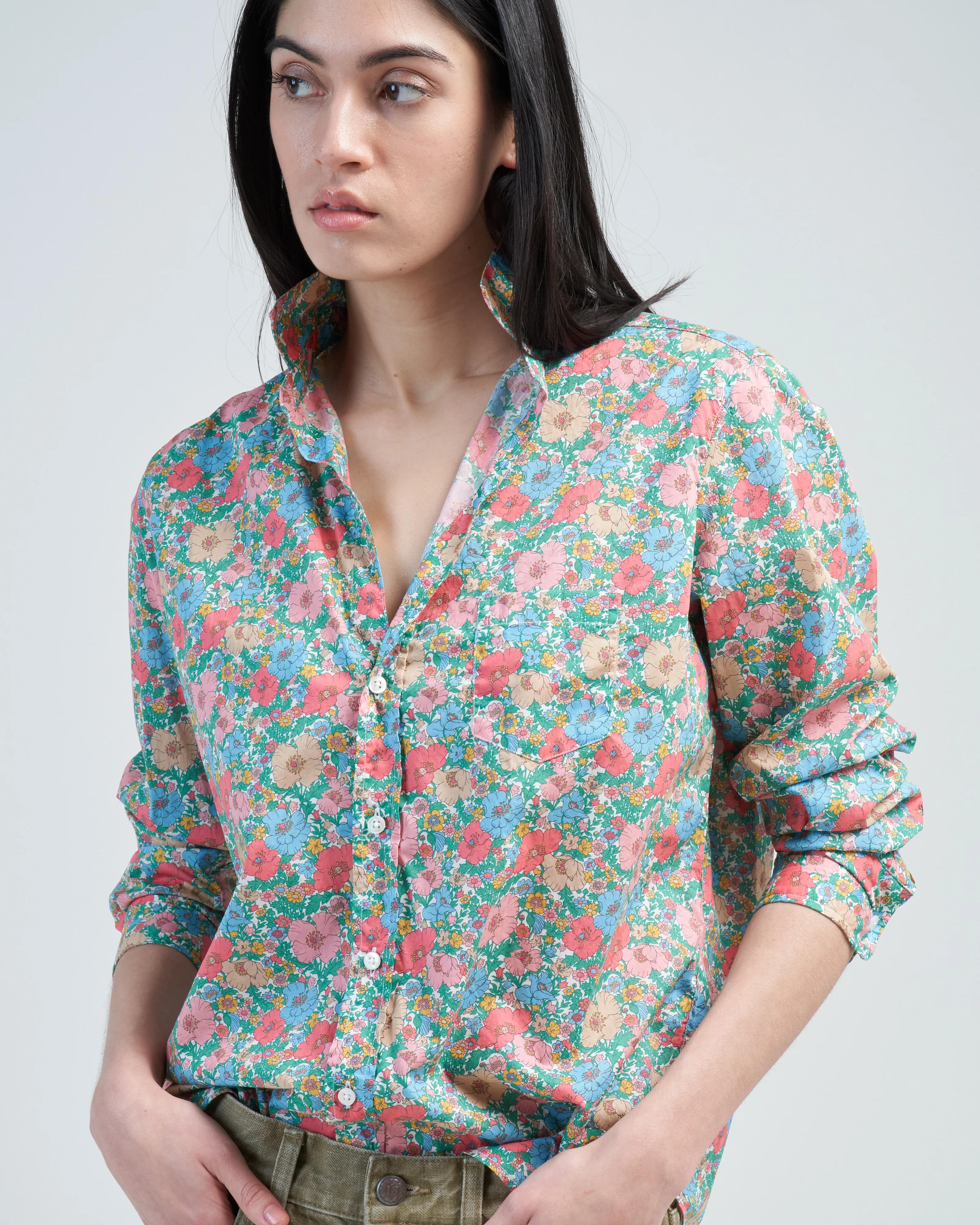 eileen relaxed button-up shirt - Image 5