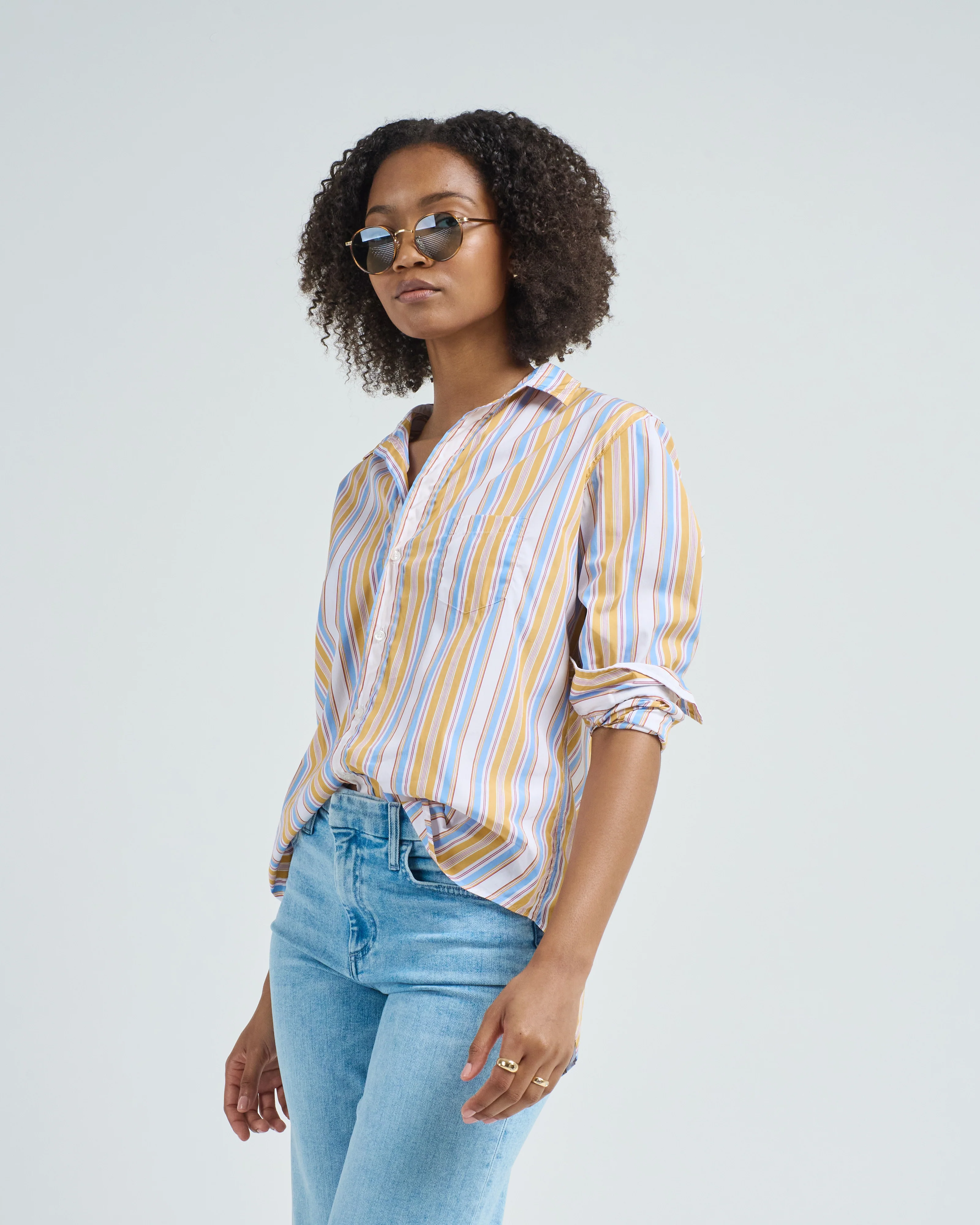 eileen relaxed button-up shirt - Image 3