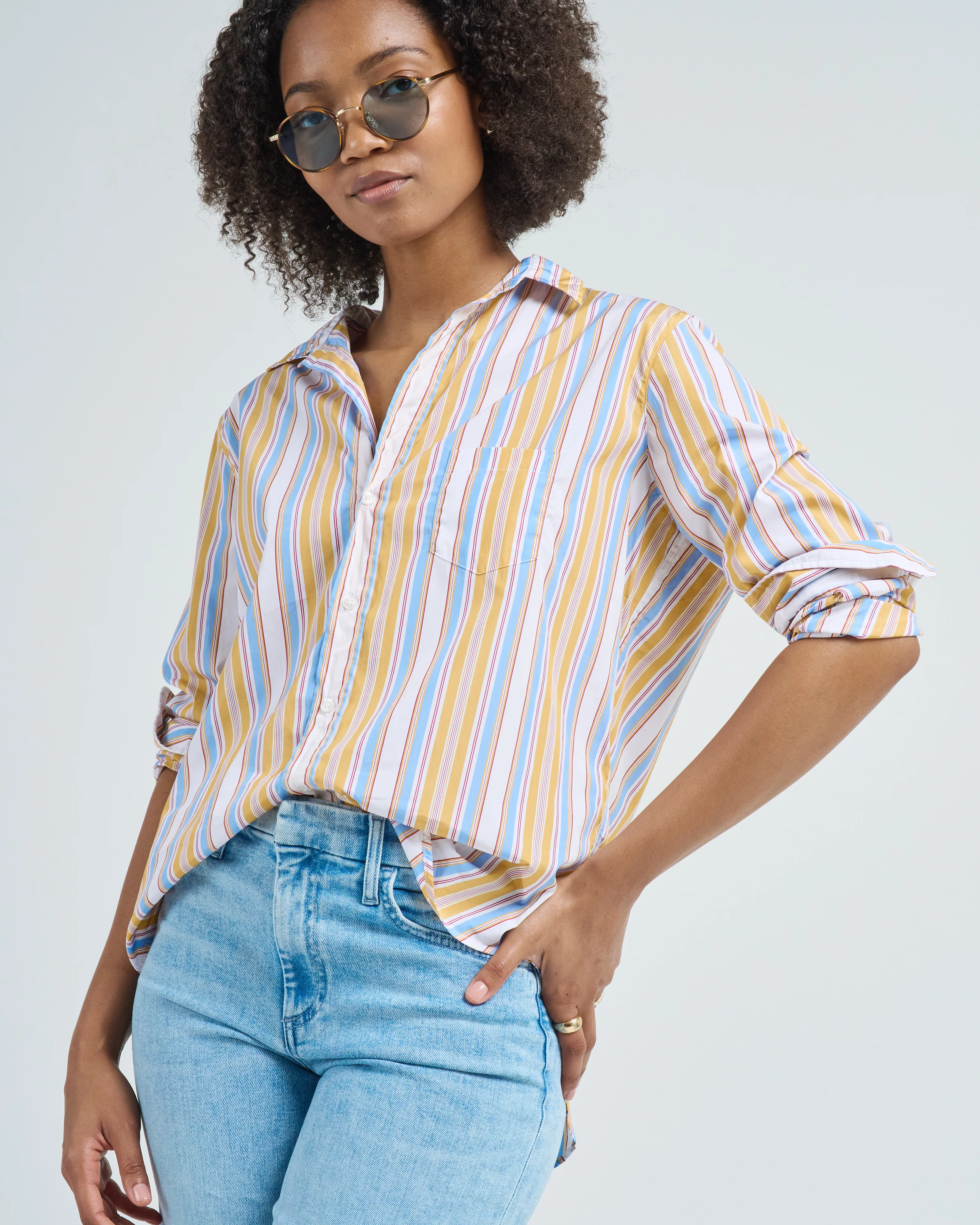 eileen relaxed button-up shirt - Image 5