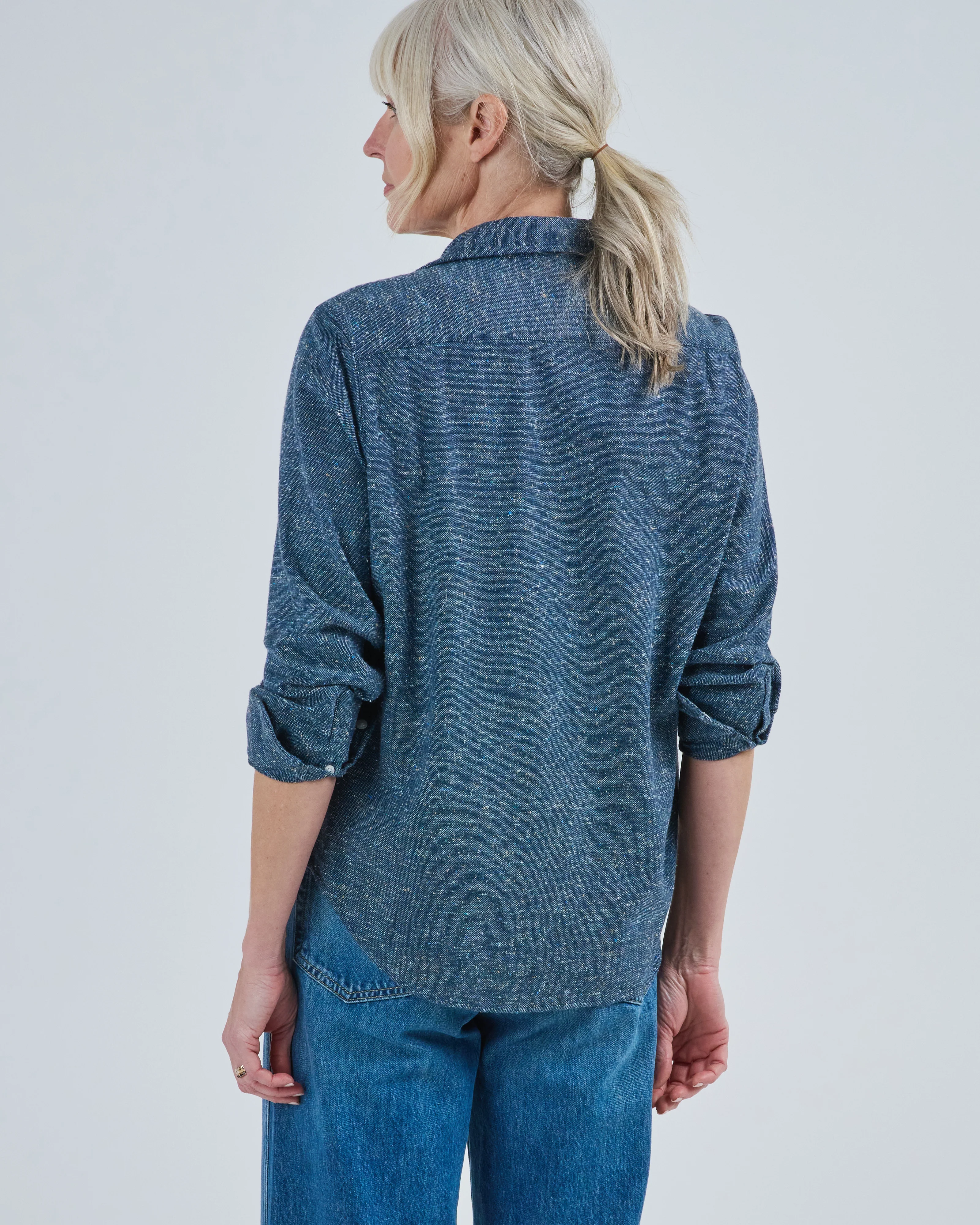 eileen relaxed button-up shirt - Image 3