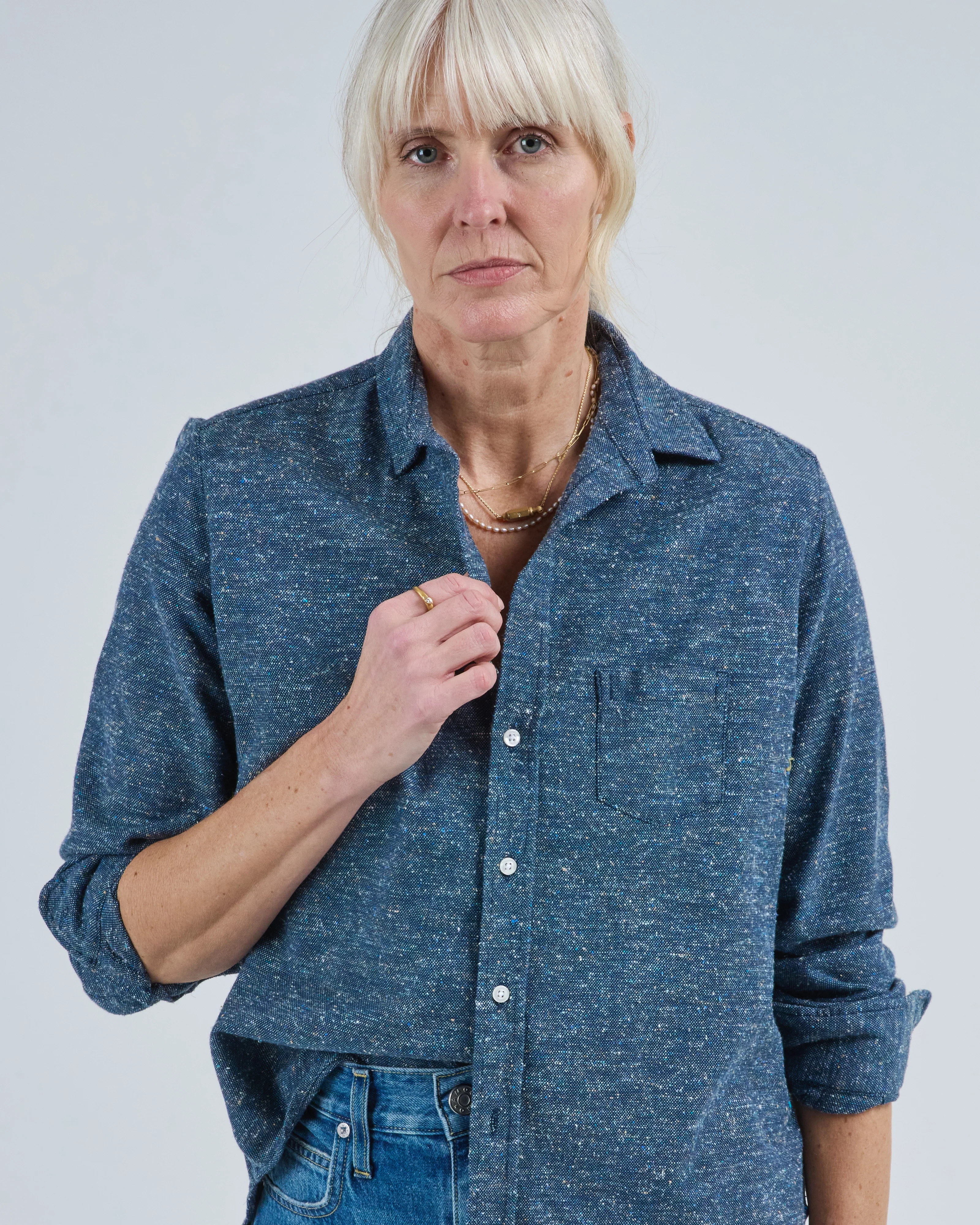 eileen relaxed button-up shirt - Image 4