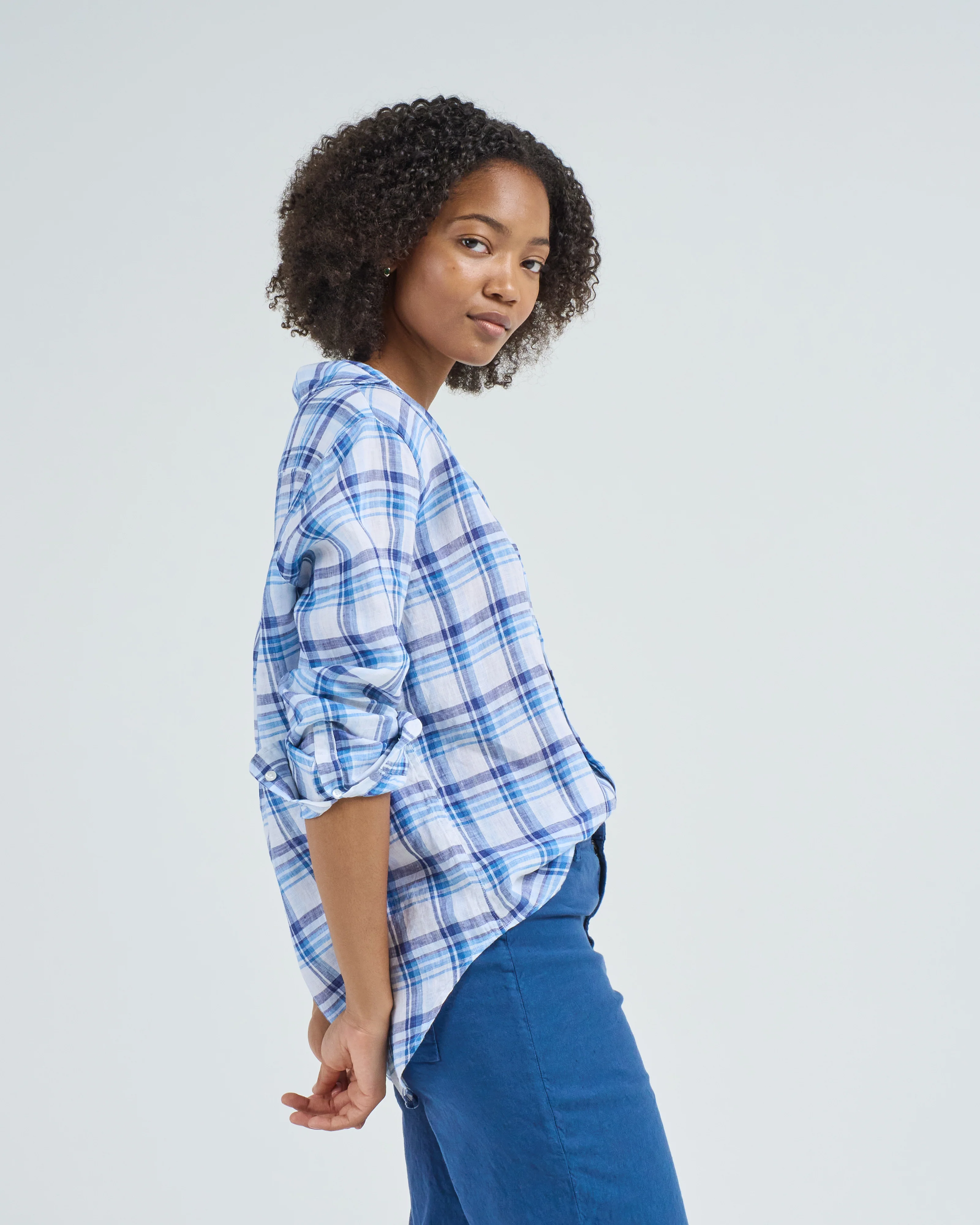 eileen relaxed button-up shirt - Image 3