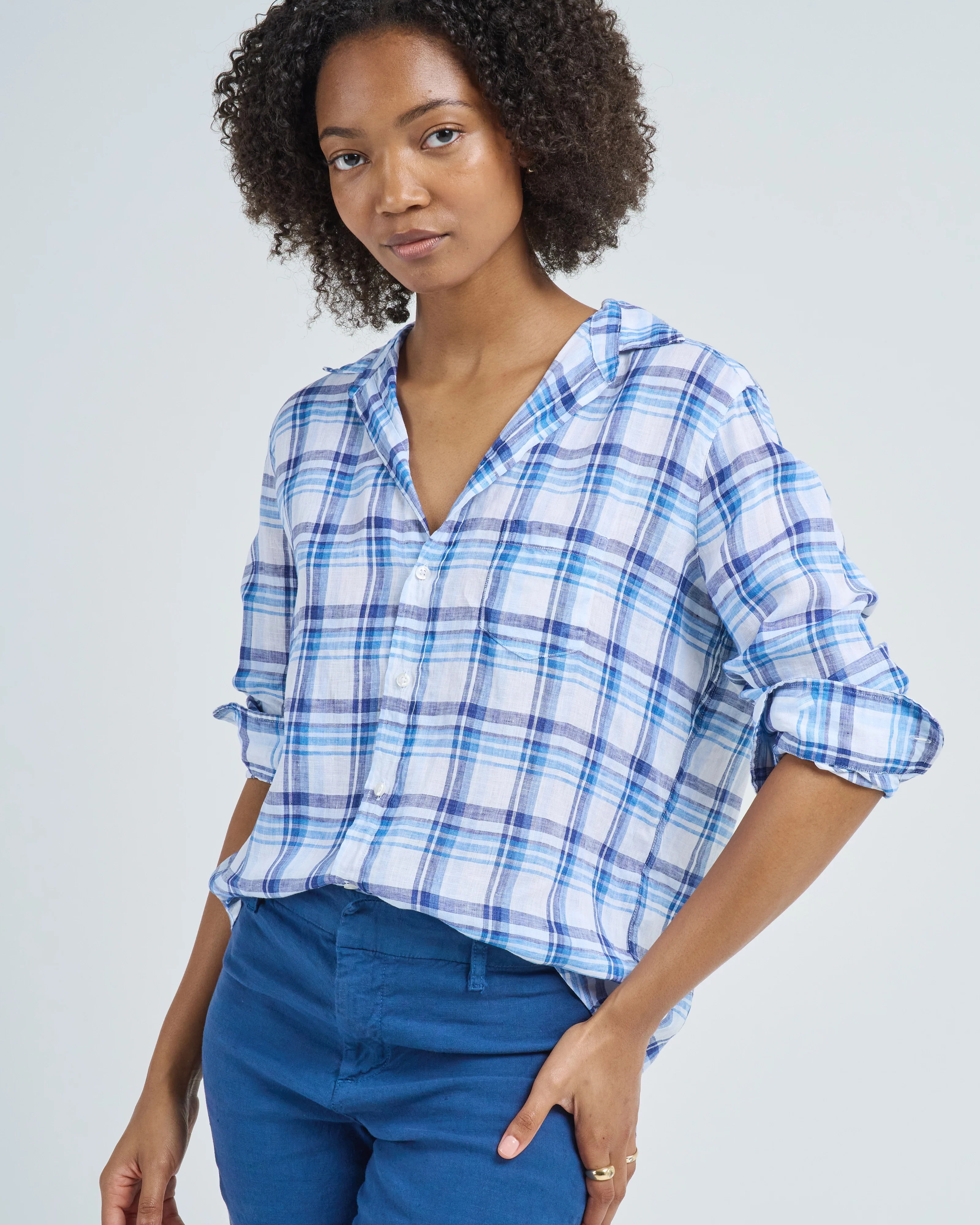eileen relaxed button-up shirt - Image 5