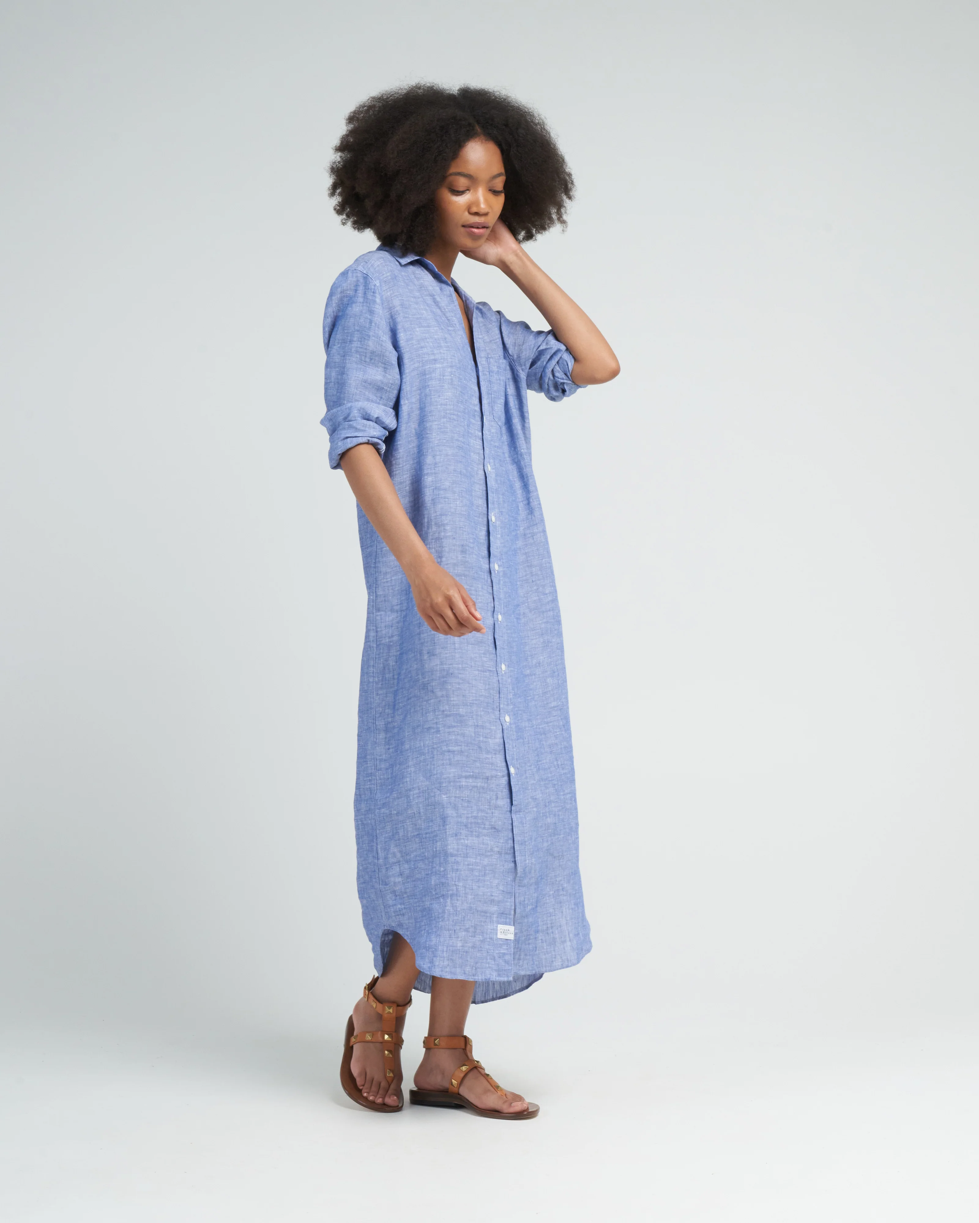 rory woven long dress - Image 3