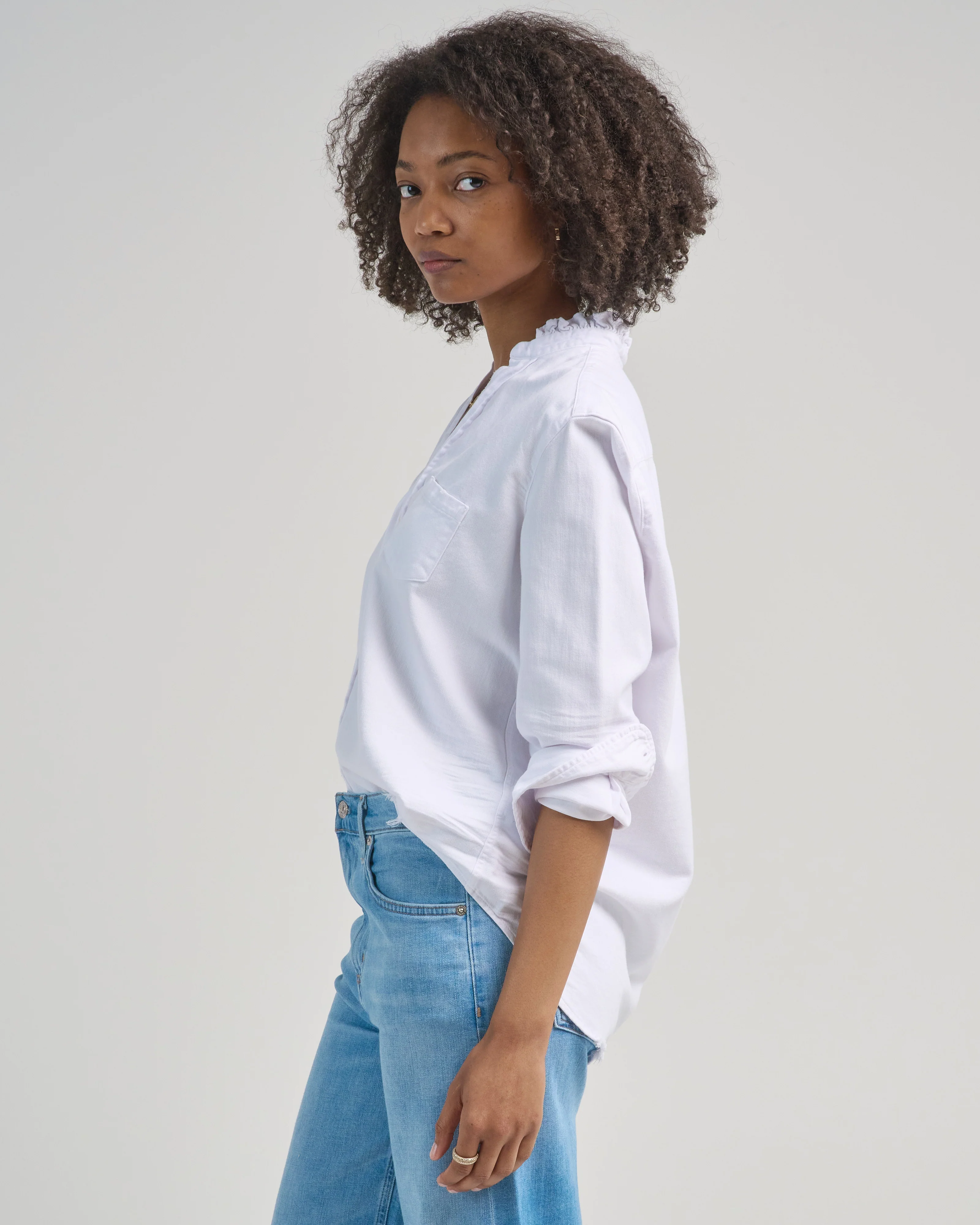 eileen relaxed button-up shirt - Image 5