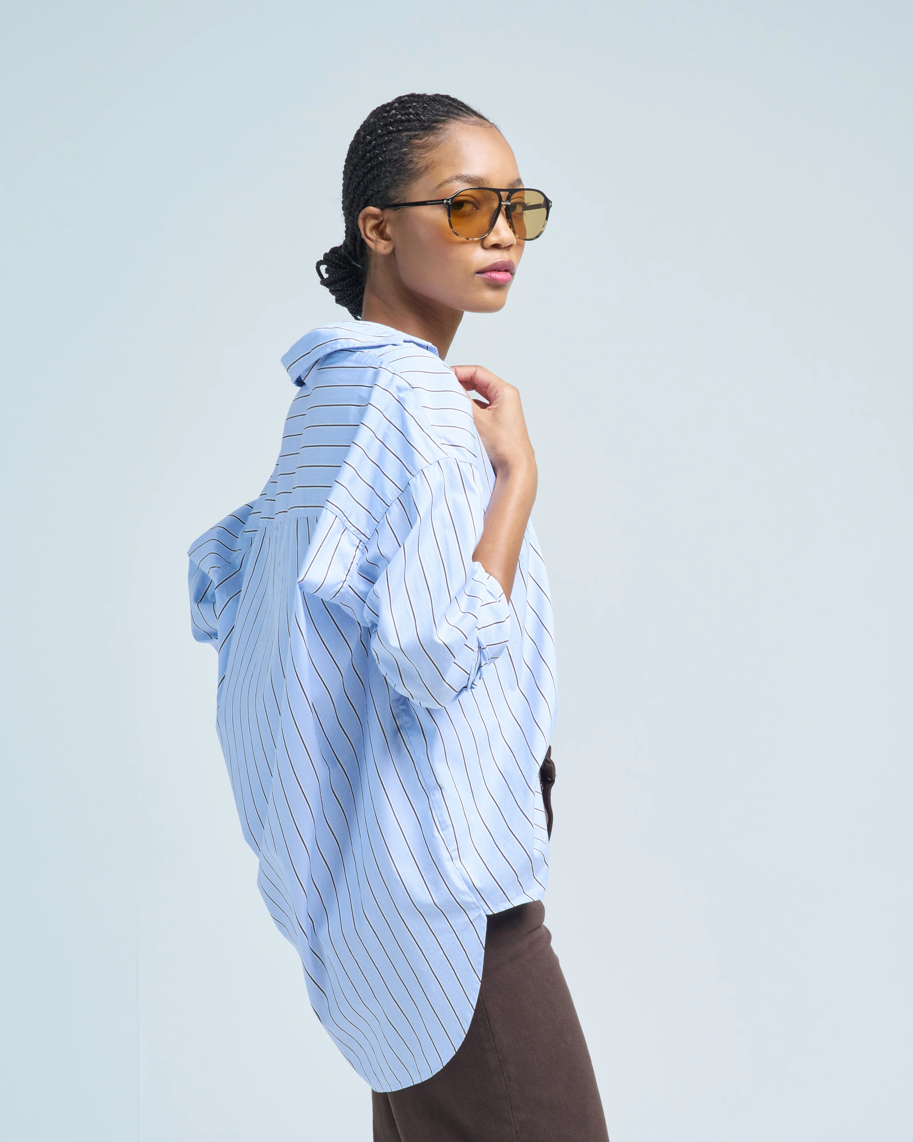 shirley oversized button-up shirt - Image 3