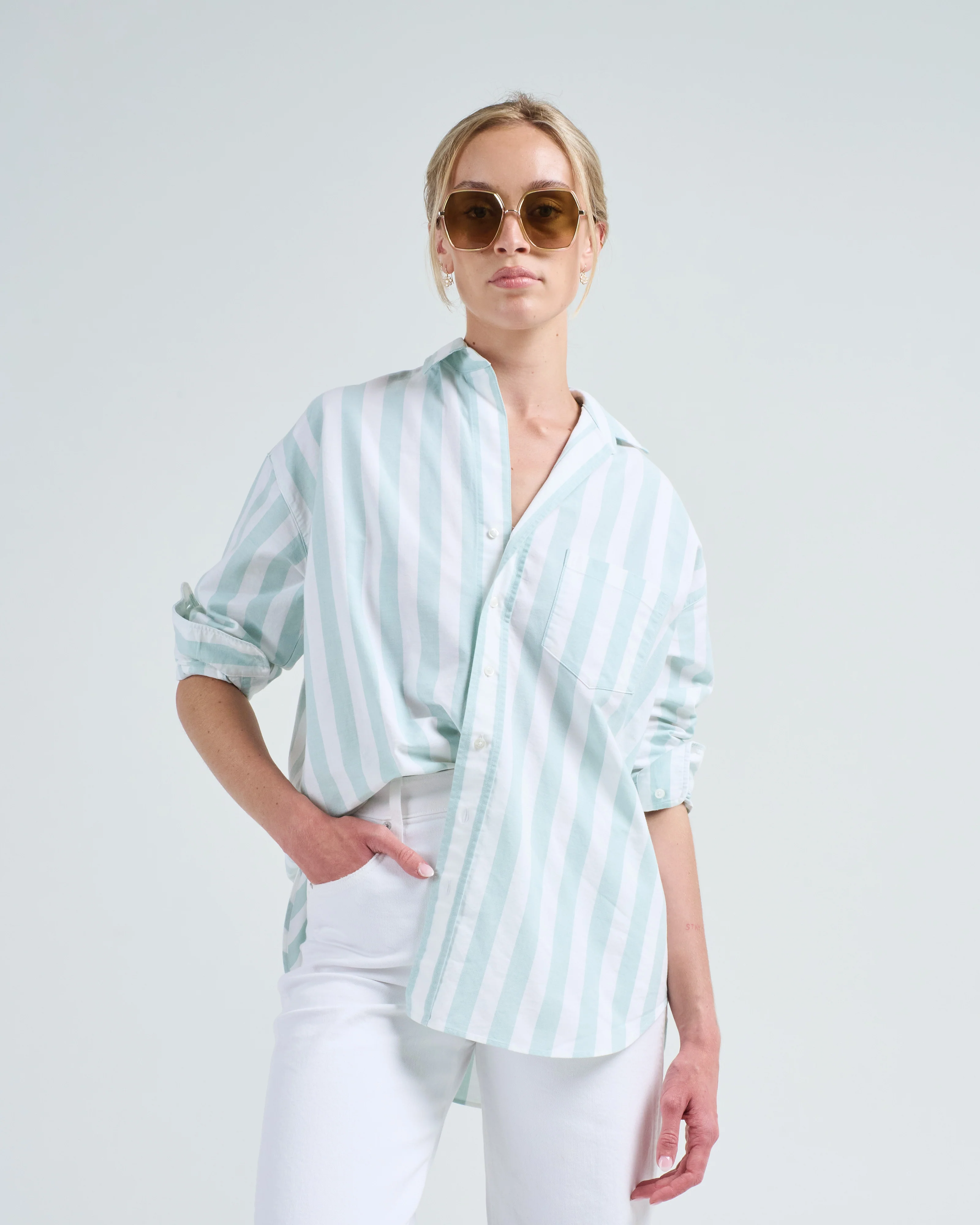 shirley oversized button-up shirt