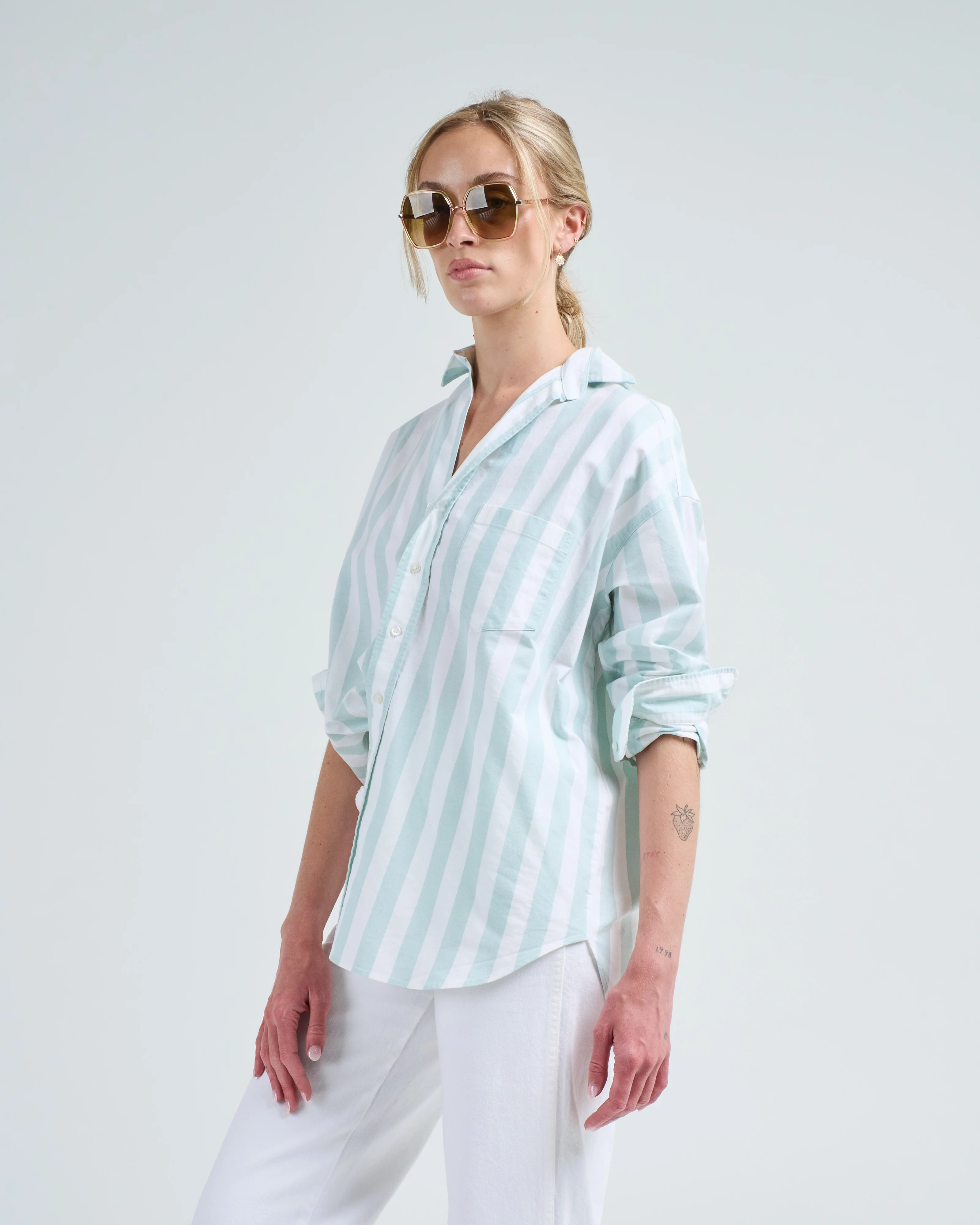 shirley oversized button-up shirt - Image 3