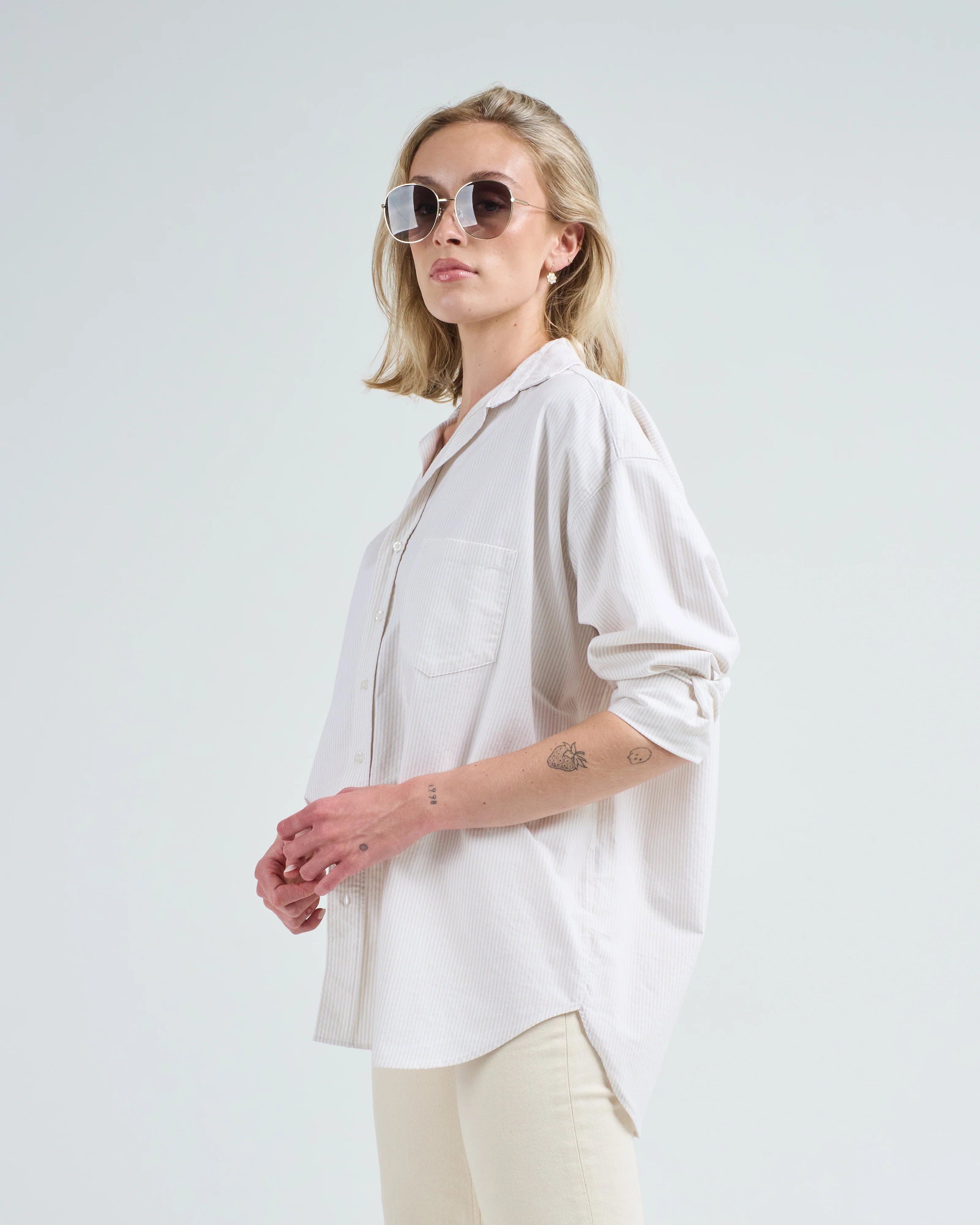 shirley oversized button-up shirt - Image 3