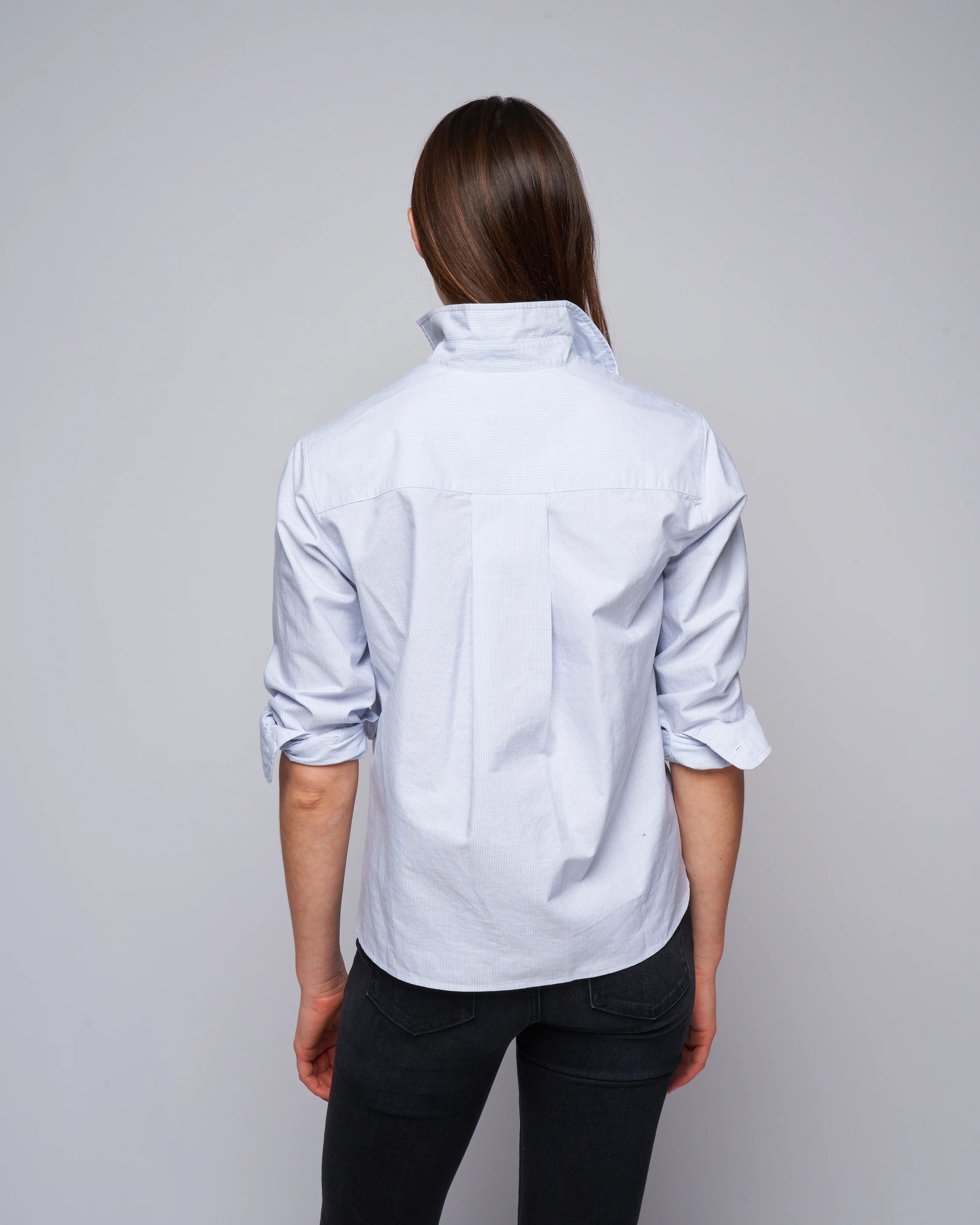 silvio woven button up - bwx blue stripe - Image 4