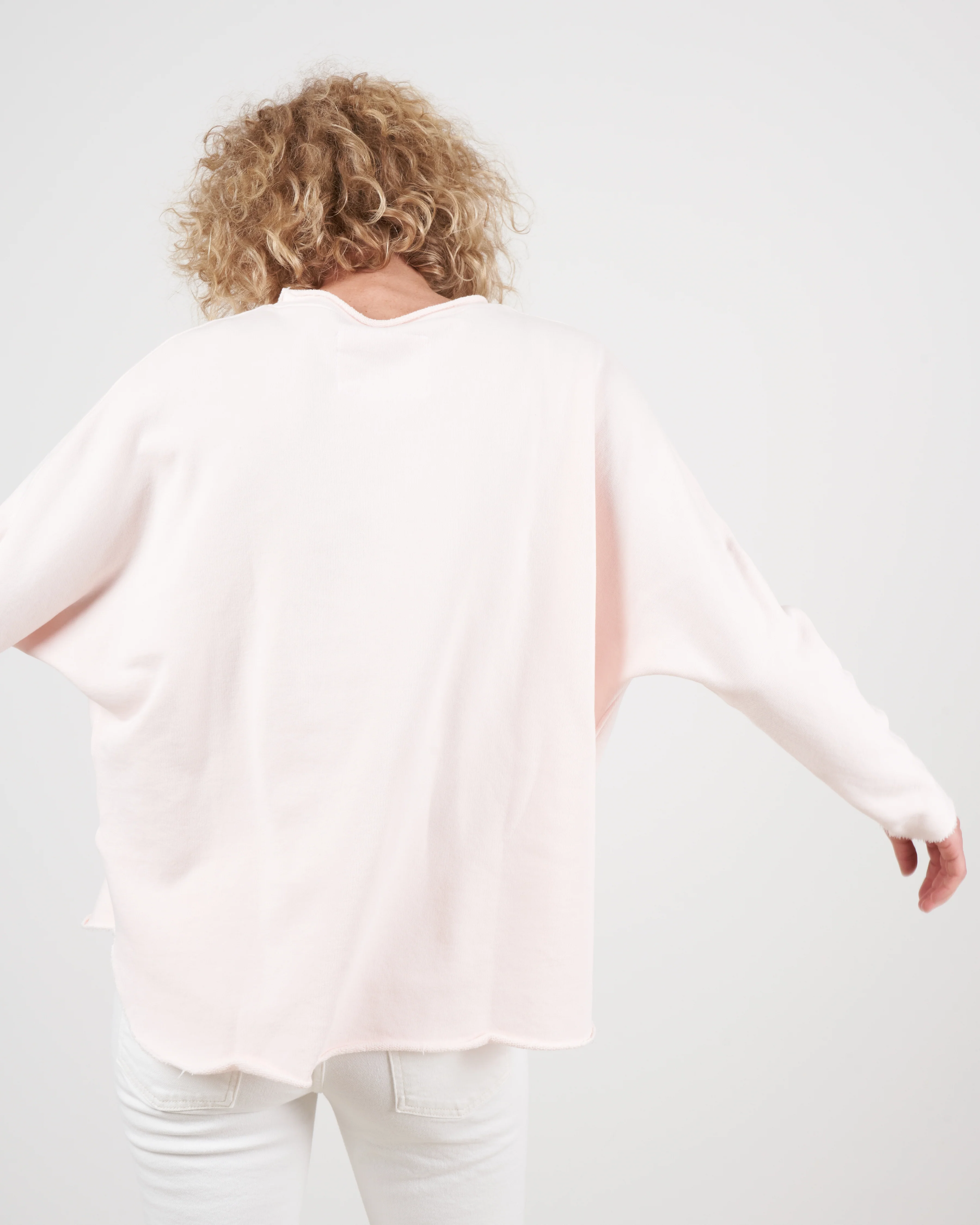 long sleeve funnel neck capelet - ballet slipper - Image 4