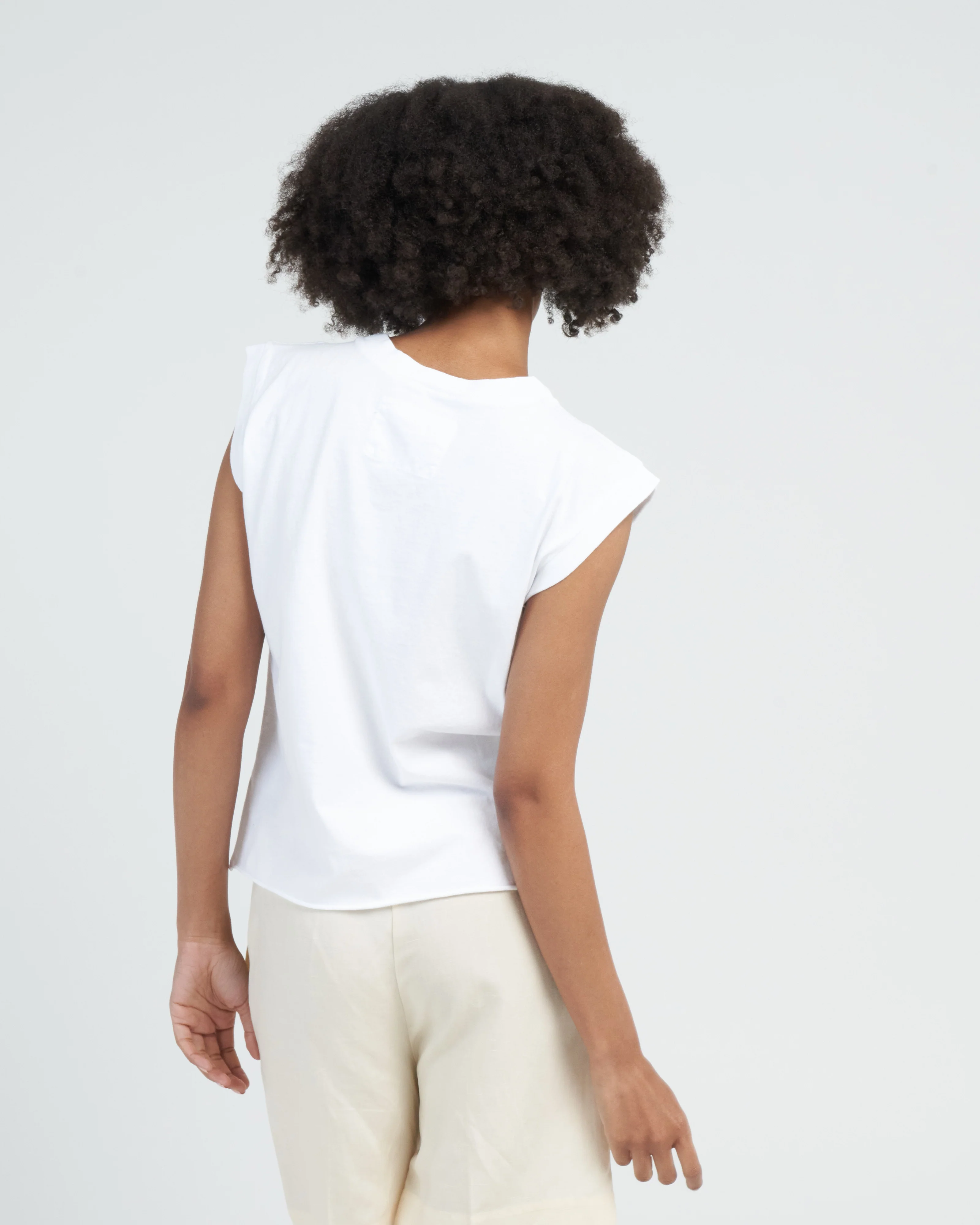 vintage muscle tee - white - Image 4