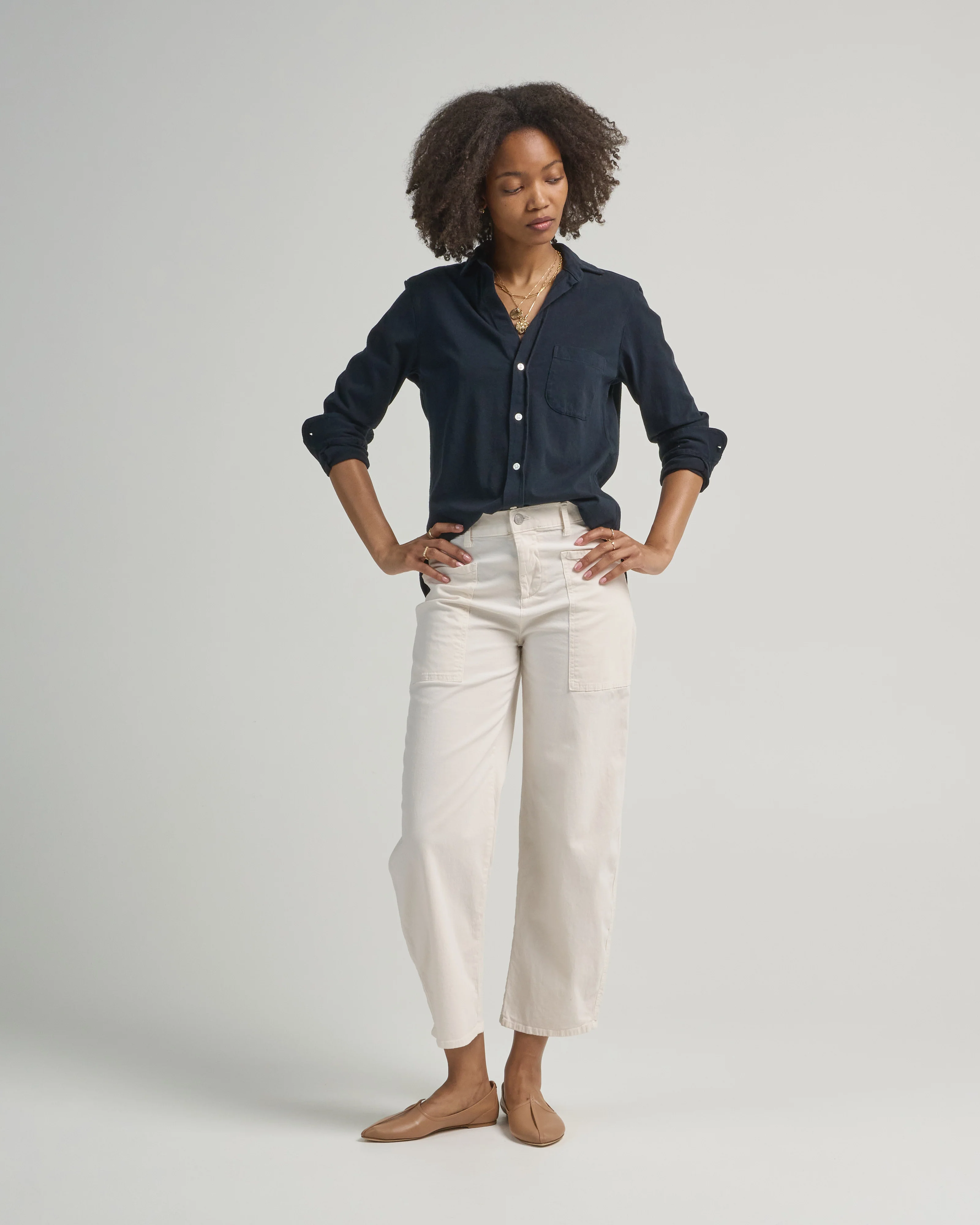 bray twill barrel pant - Image 2