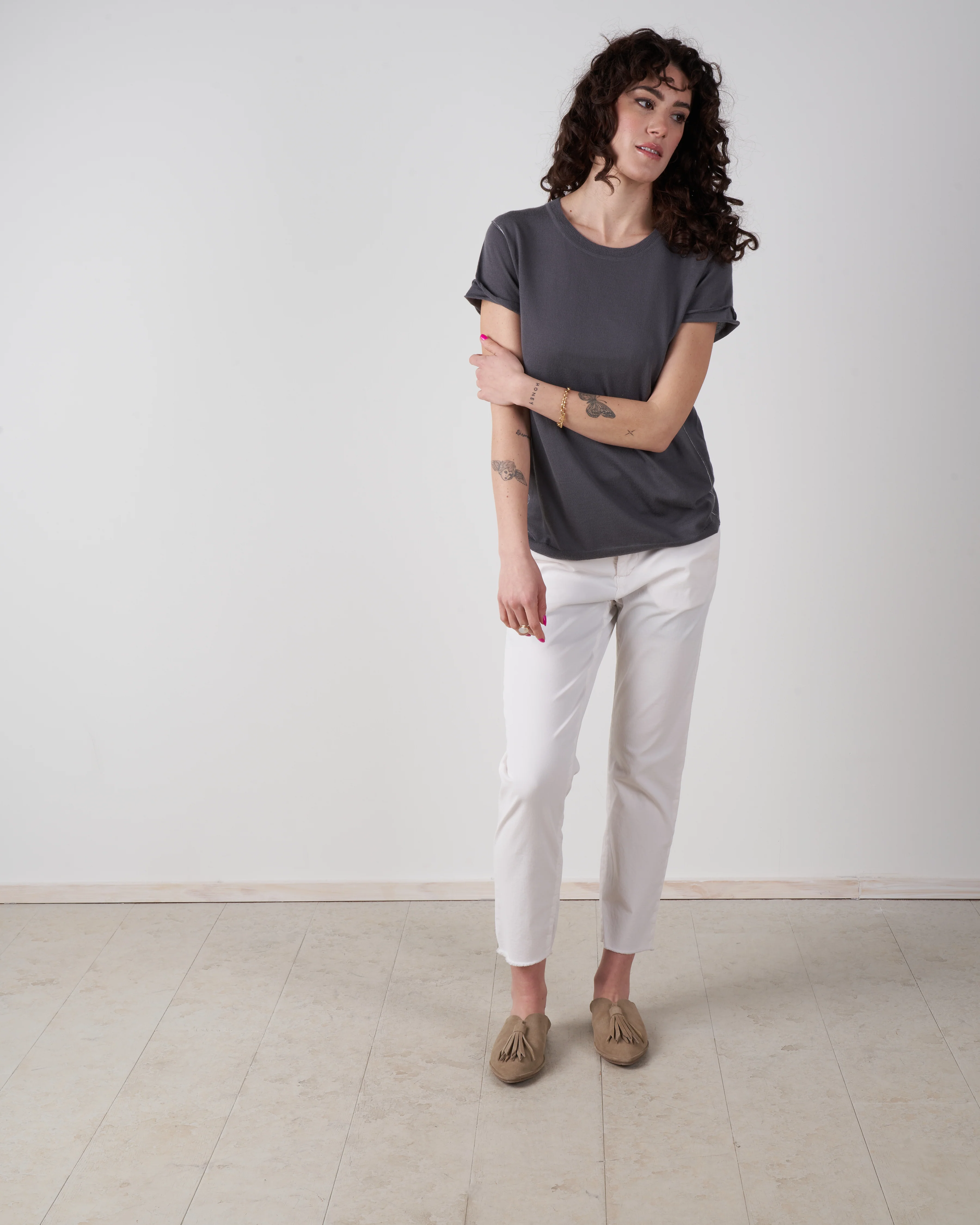 wicklow pant - chalk - Image 4