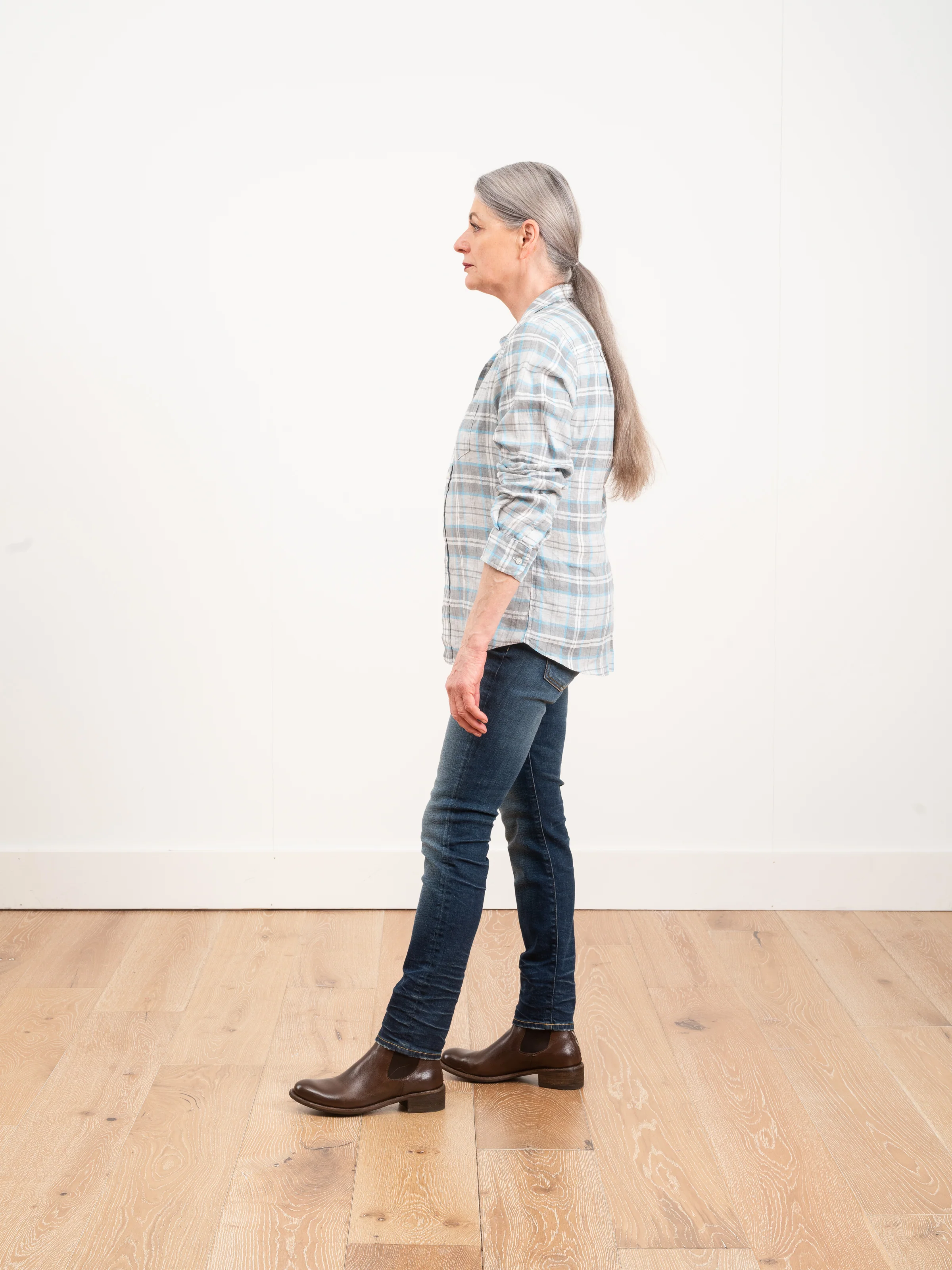 barry shirt - gtpl/plaid linen - Image 2