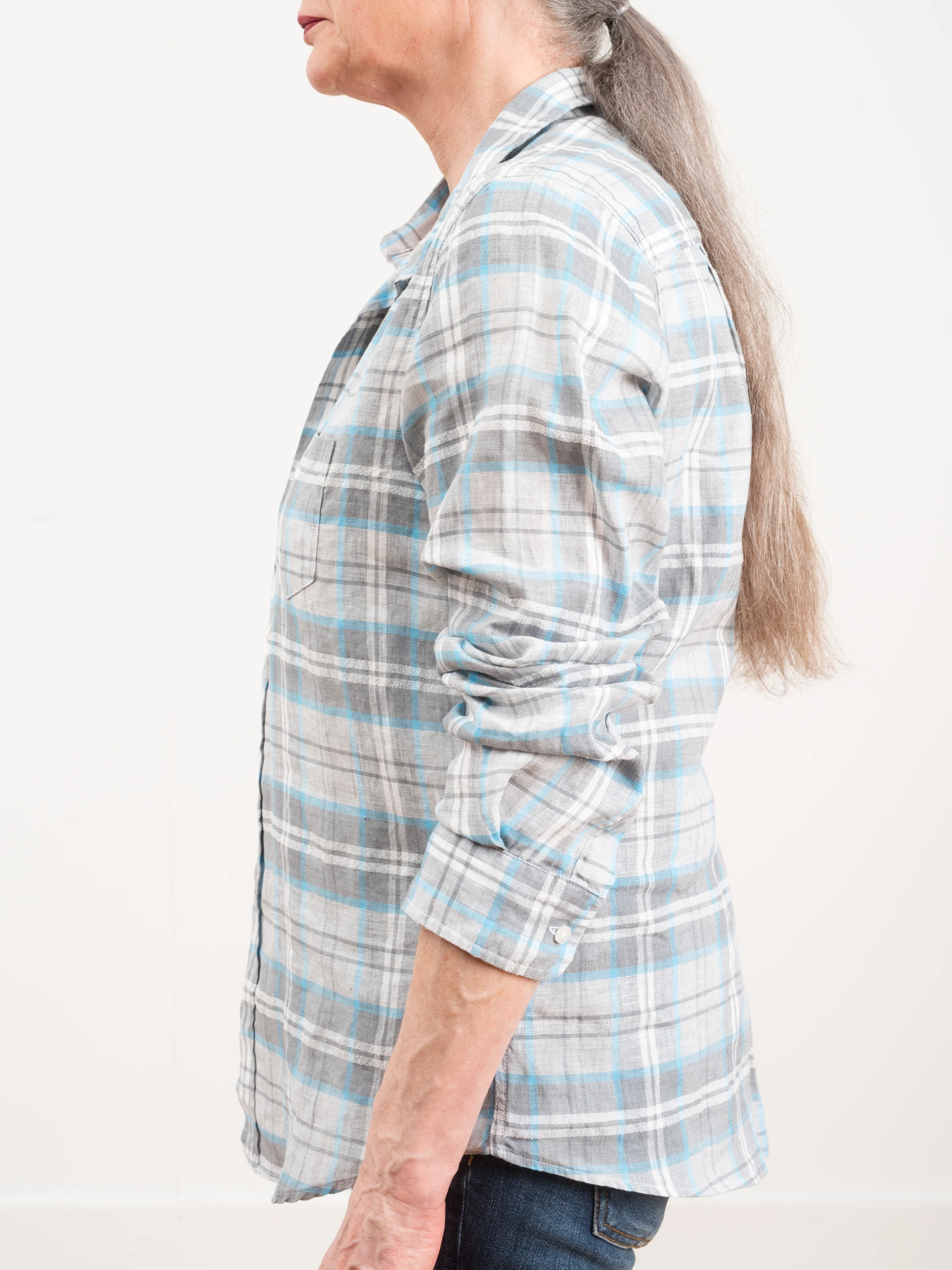 barry shirt - gtpl/plaid linen - Image 4