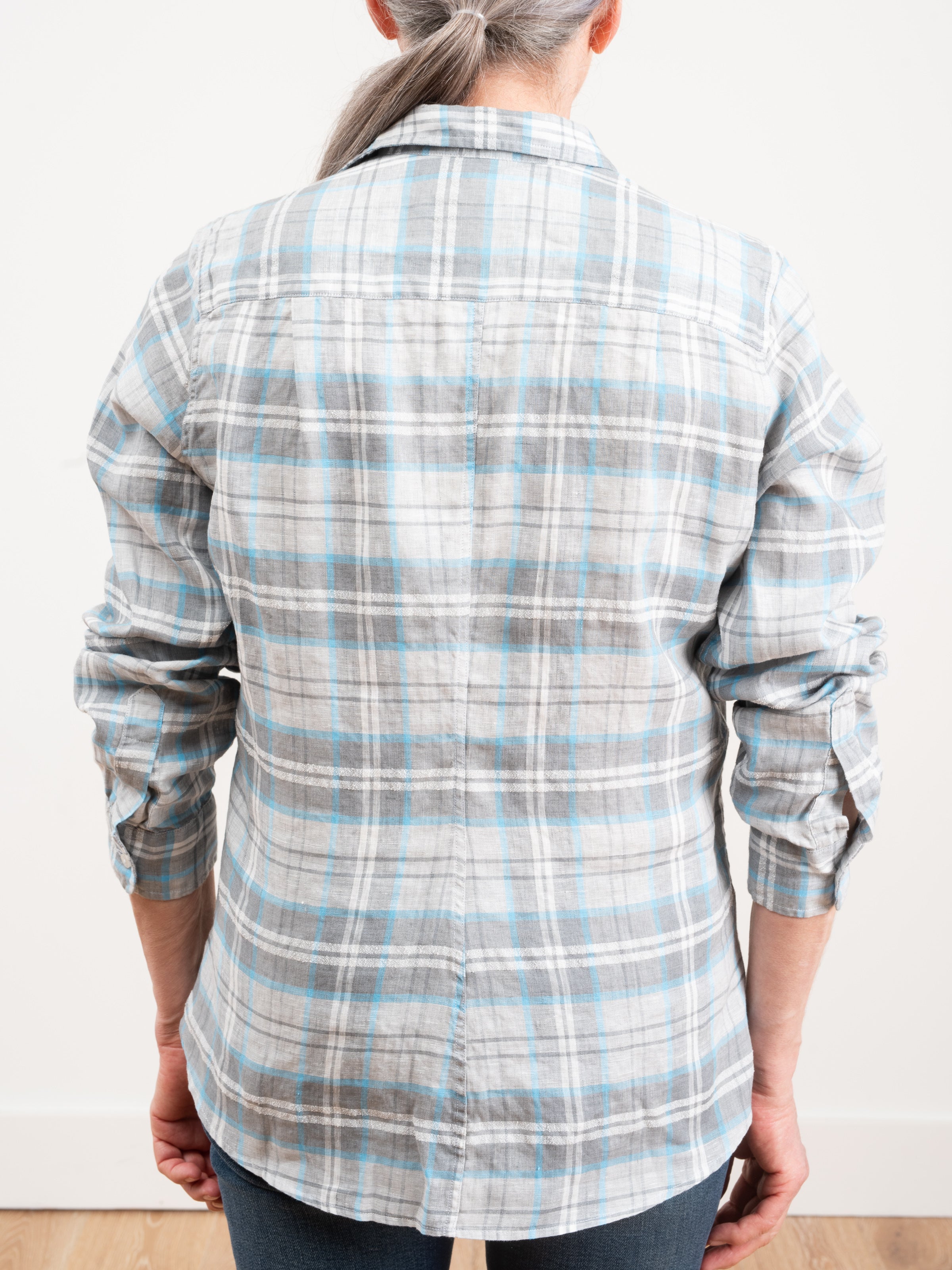barry shirt - gtpl/plaid linen - Image 5