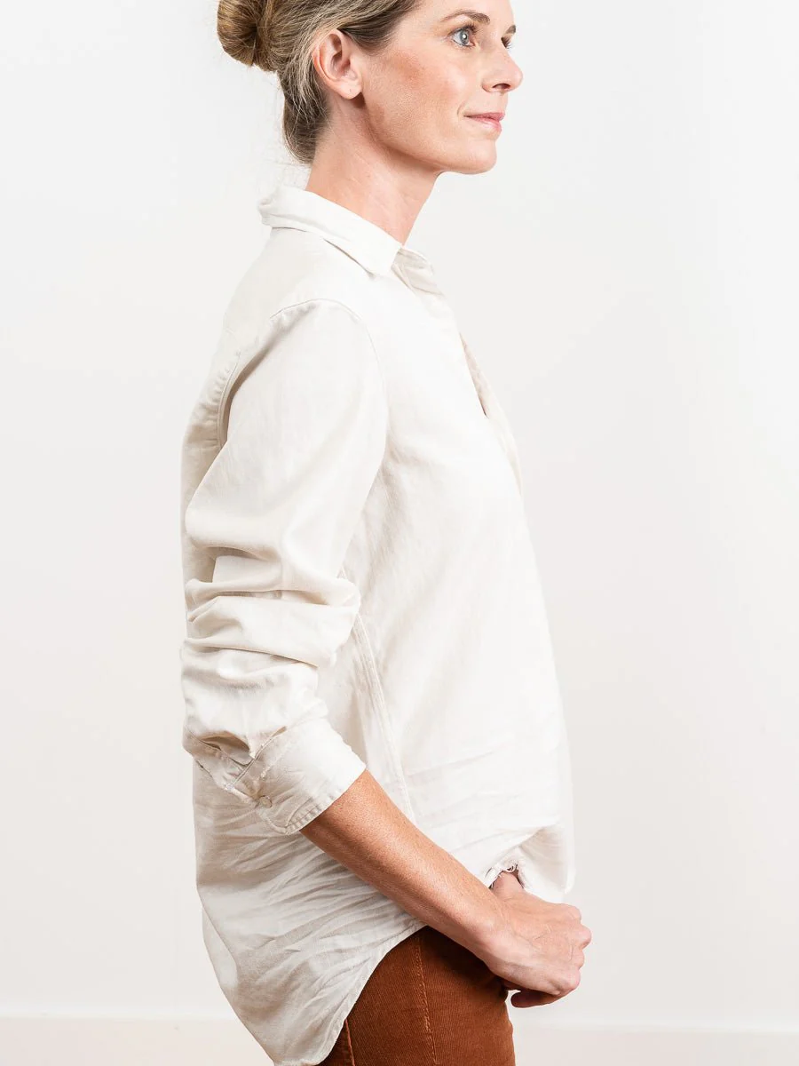 eileen shirt - vintage white - Image 5