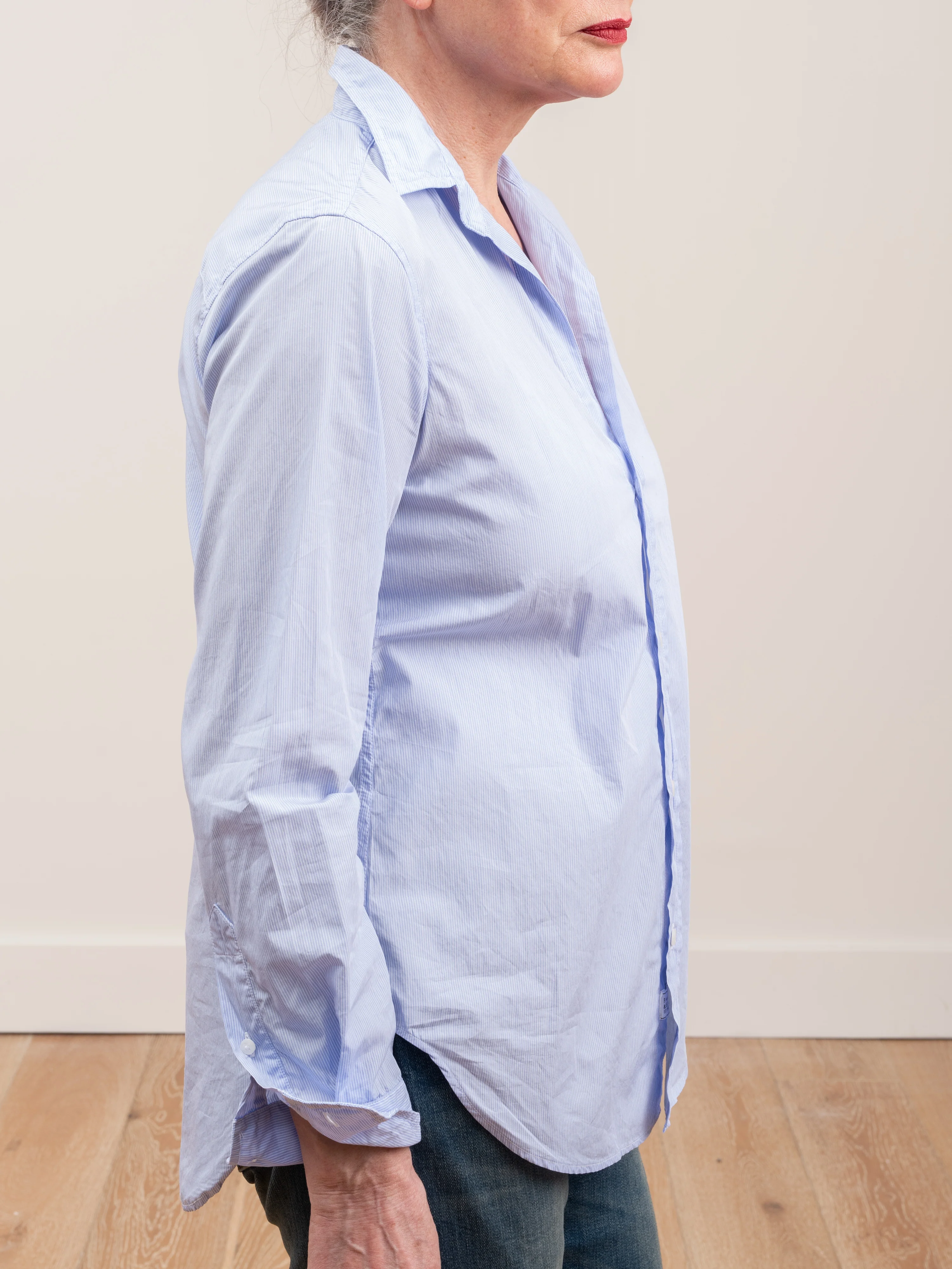frank shirt - thin blue stripe - Image 5